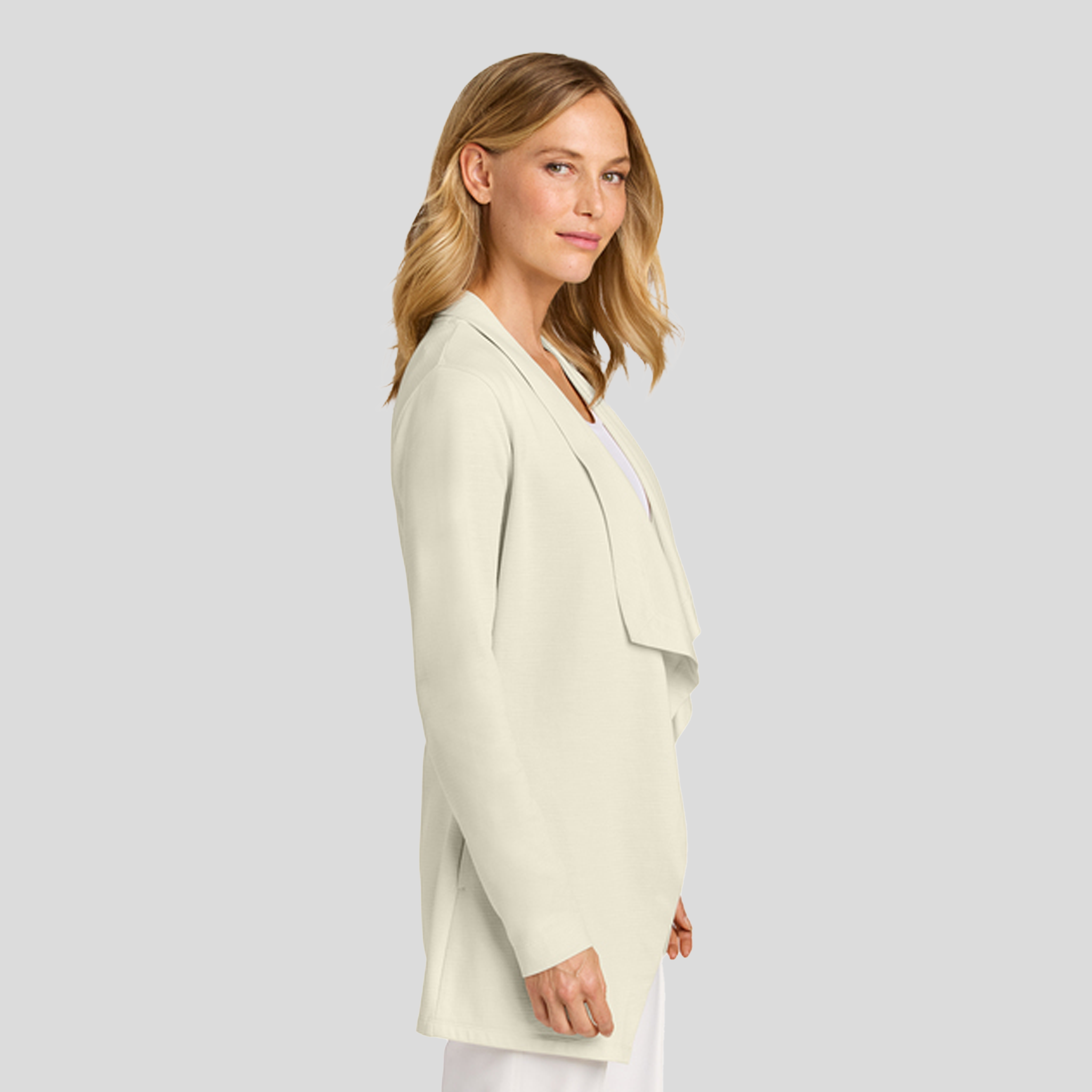Womenβs Breakwater Open Cardigan | Parchment