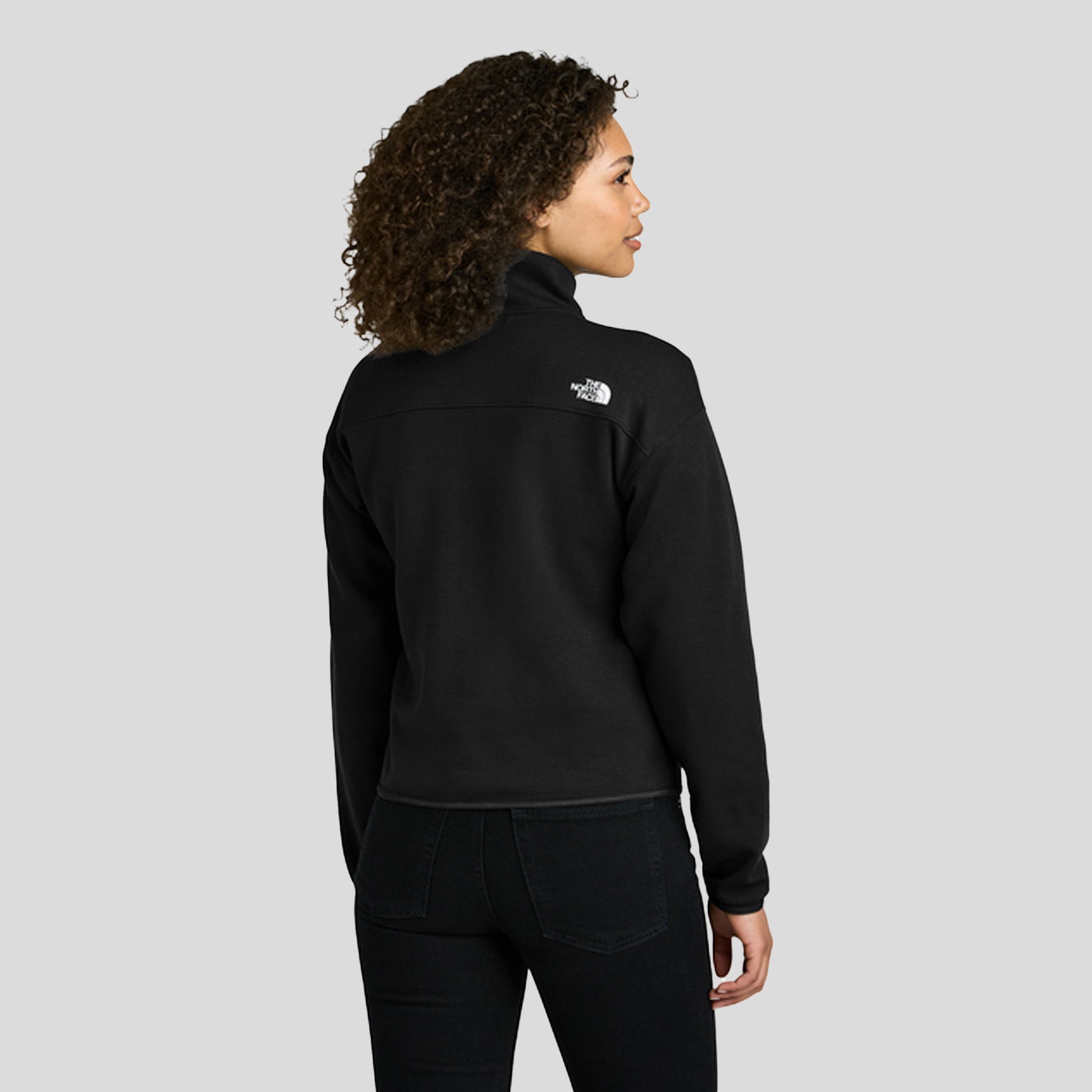Womenβs Double-Knit 1/2-Zip Fleece | TNF Black