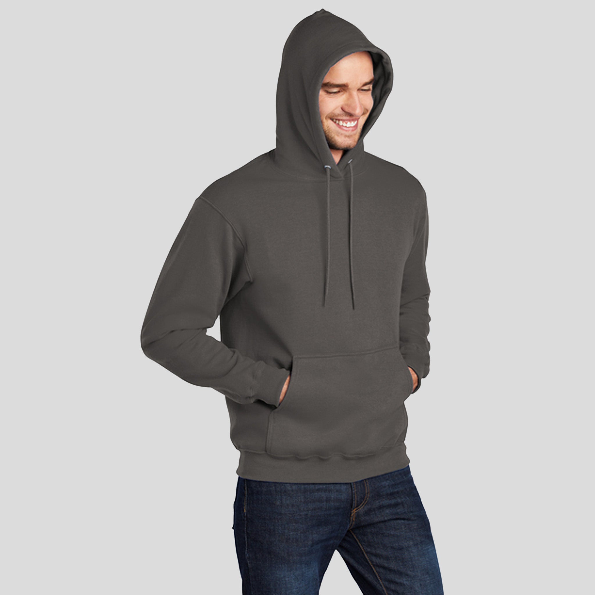Tall Core Fleece Pullover Hooded Sweatshirt | Charcoal
