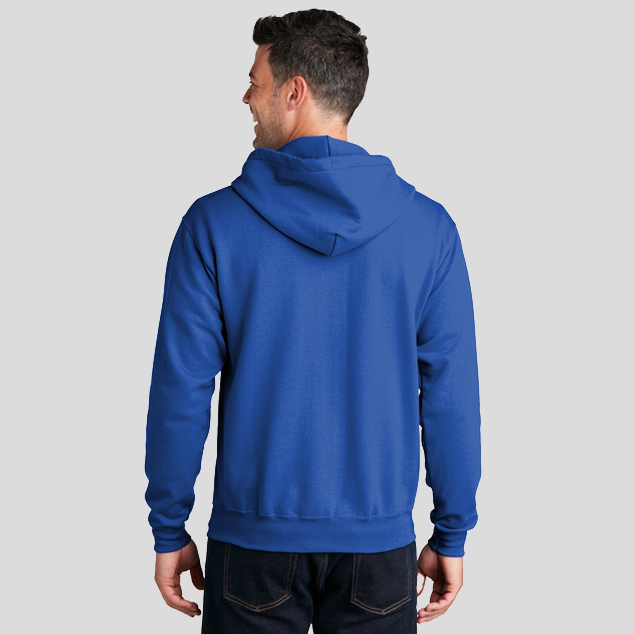 Core Fleece Full-Zip Hooded Sweatshirt | Royal