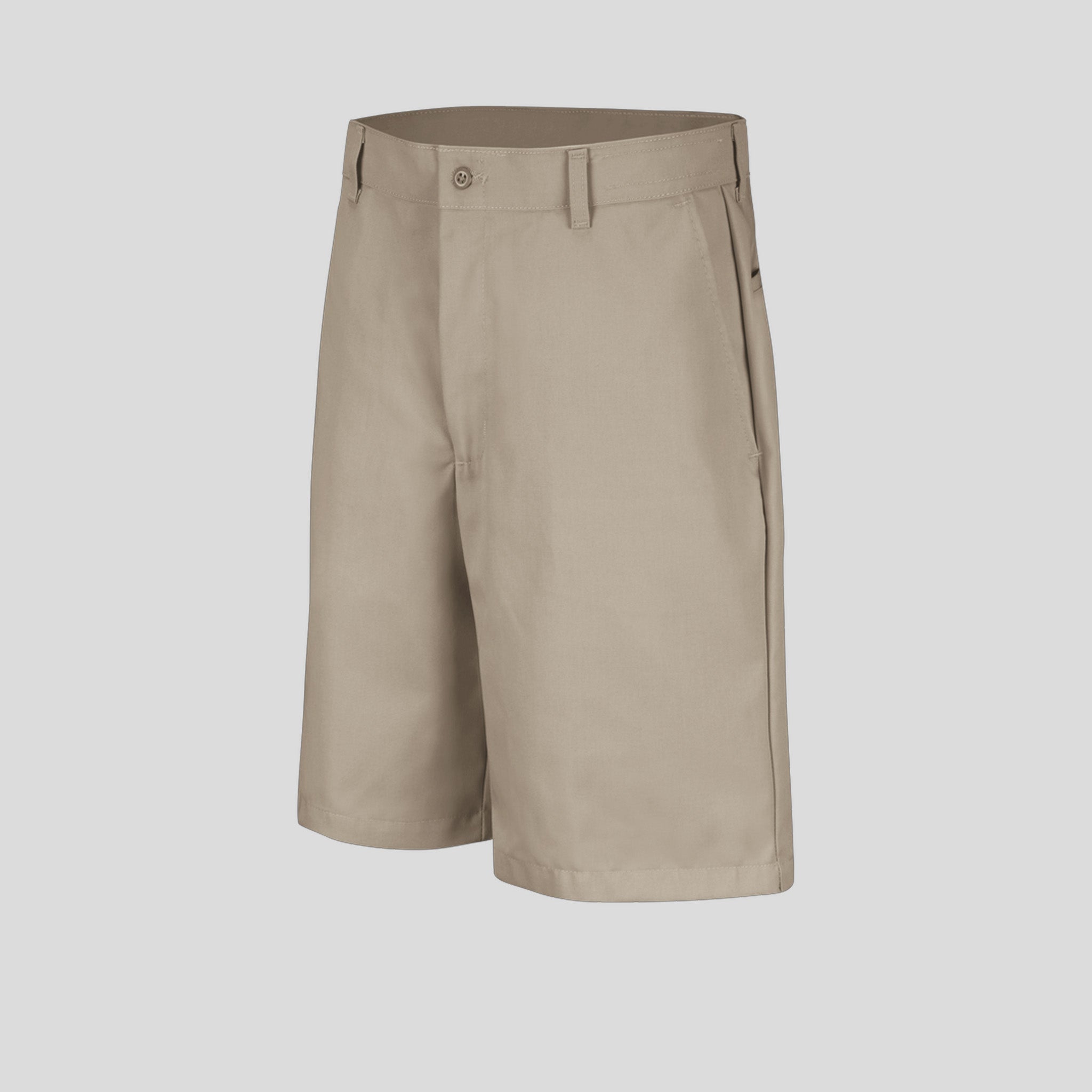 Men's Plain Front Shorts | Tan