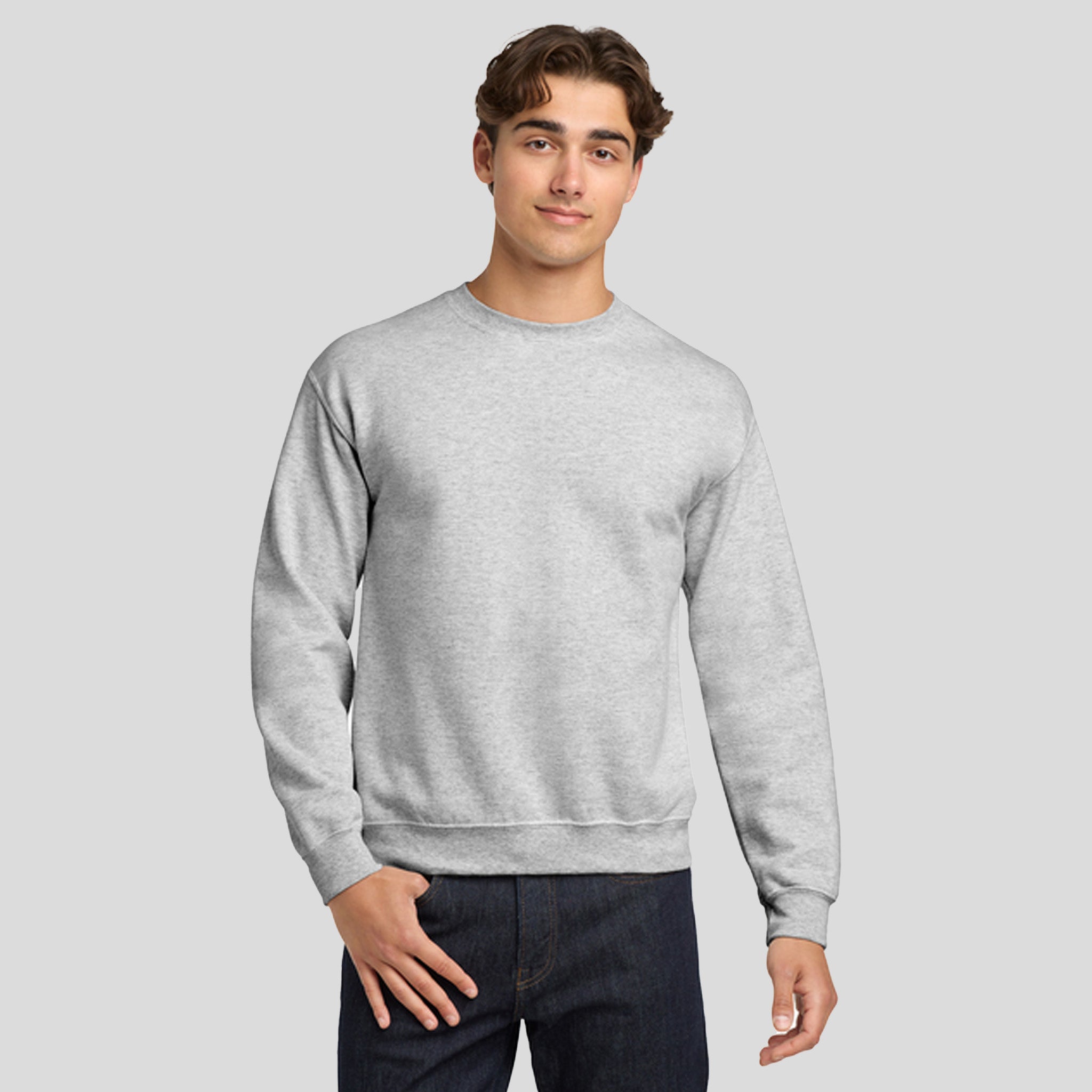 Heavy Blendβ’ Crewneck Sweatshirt | Ash