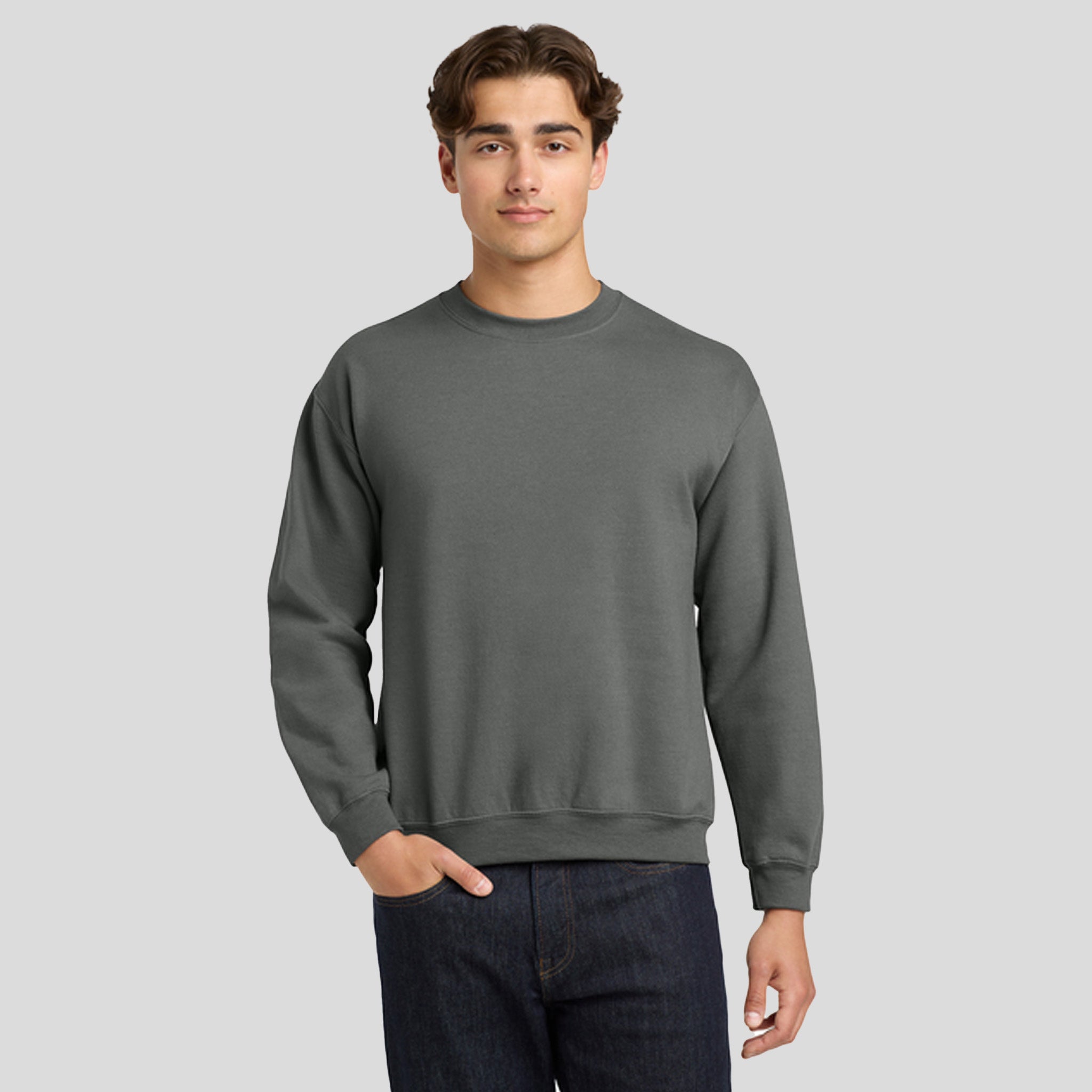 Heavy Blendβ’ Crewneck Sweatshirt | Charcoal