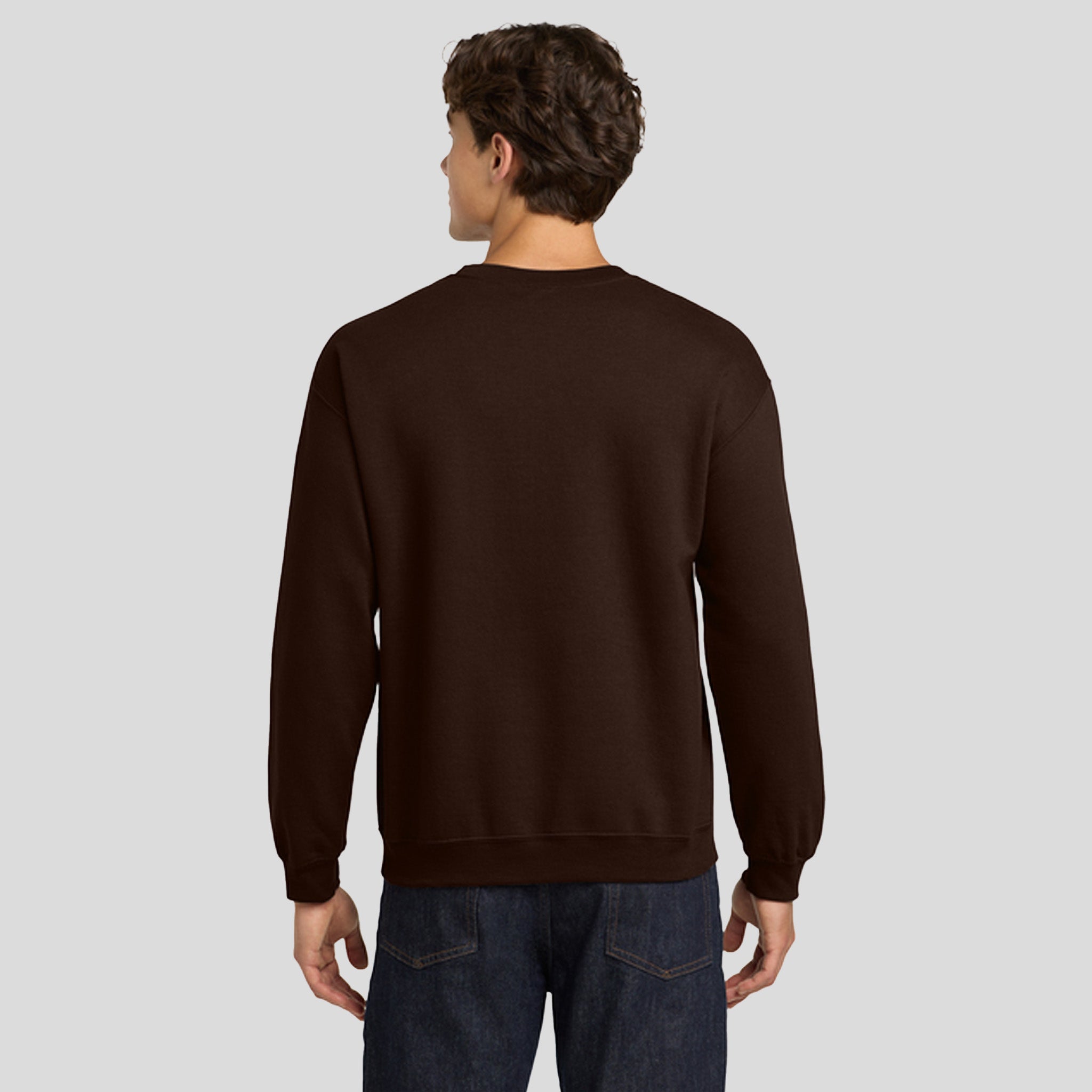 Heavy Blendβ’ Crewneck Sweatshirt | Dark Chocolate