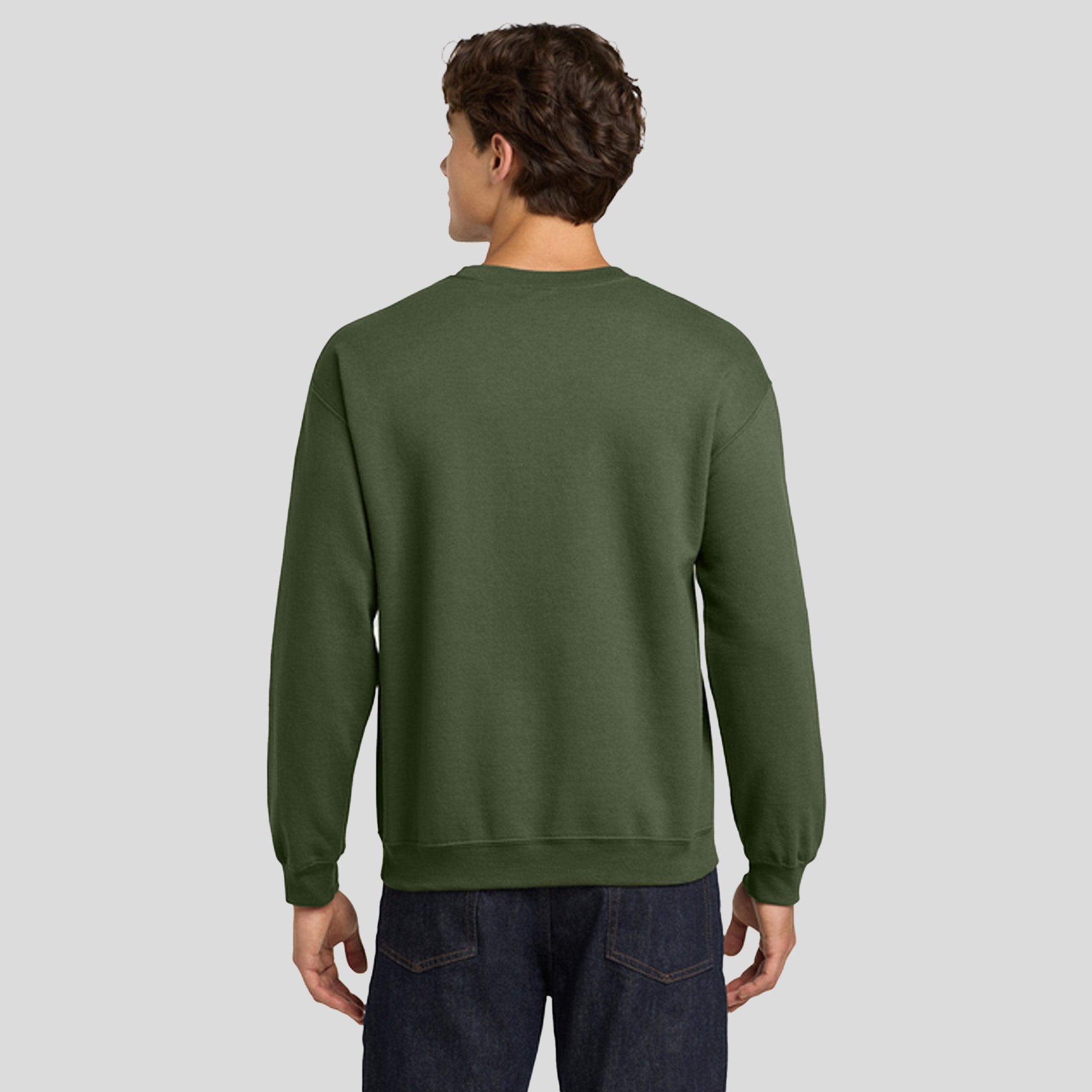 Heavy Blendβ’ Crewneck Sweatshirt | Military Green