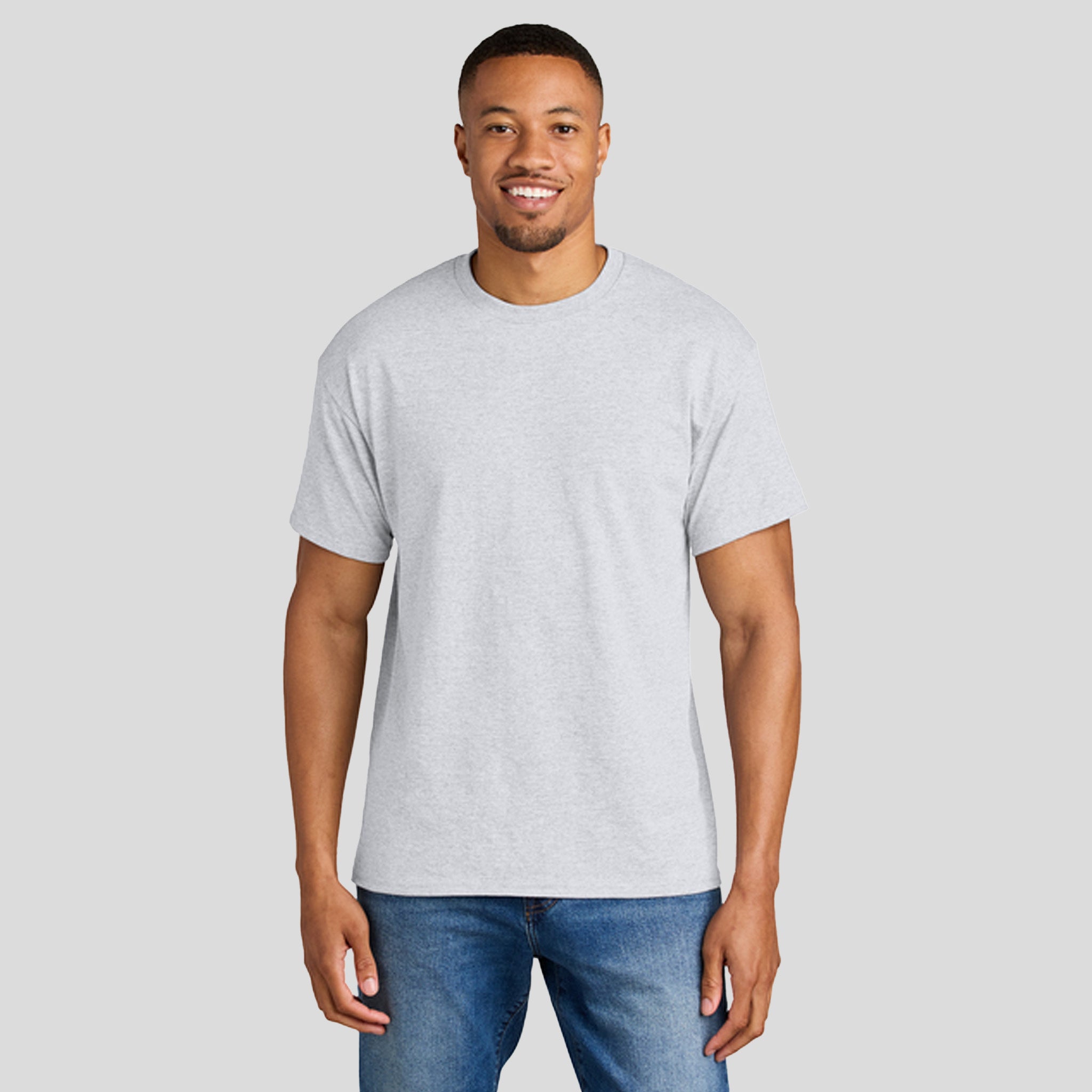 Gildanยฎ DryBlendยฎ 50 Cotton/50 Poly T-Shirt | Ash