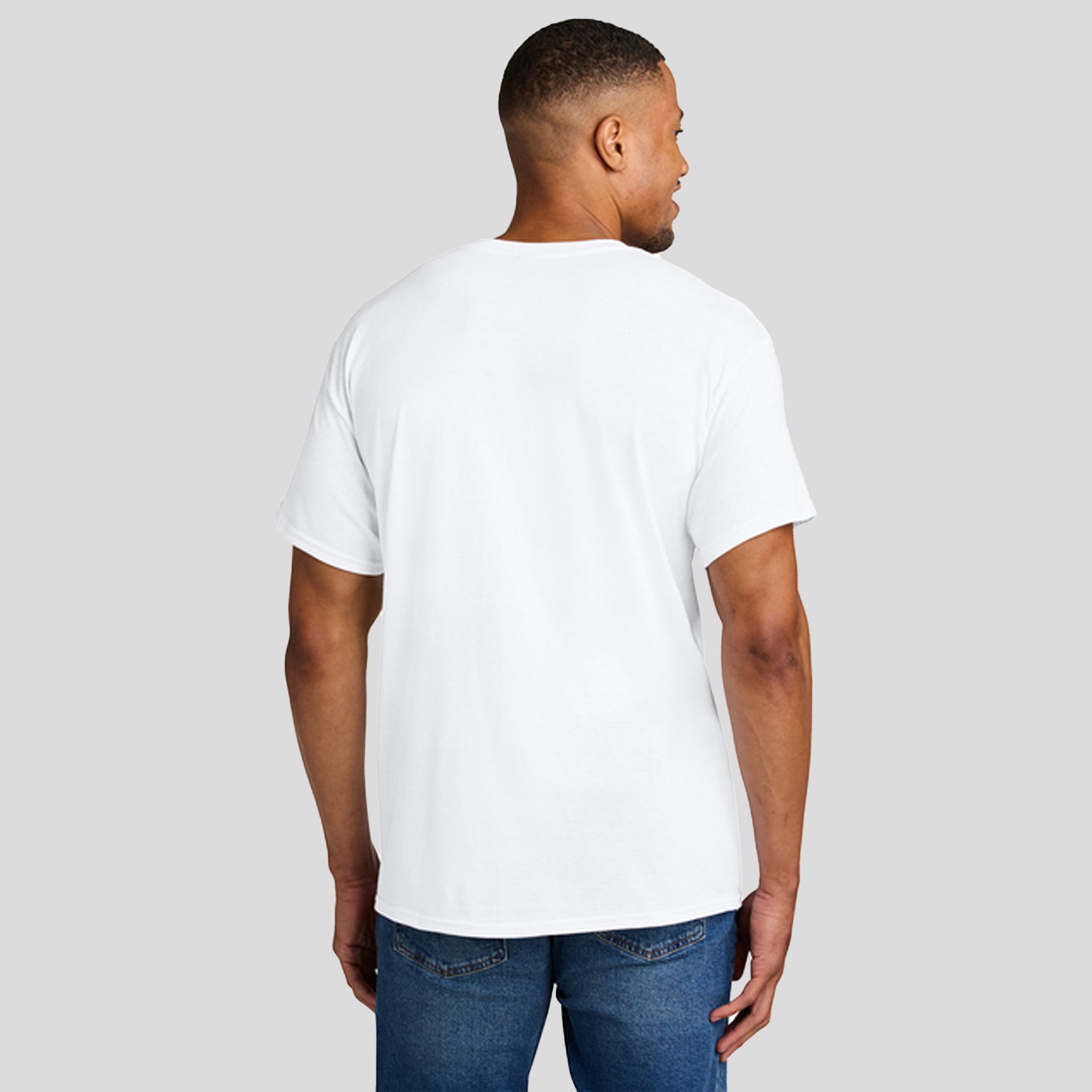 Gildanยฎ DryBlendยฎ 50 Cotton/50 Poly T-Shirt | White