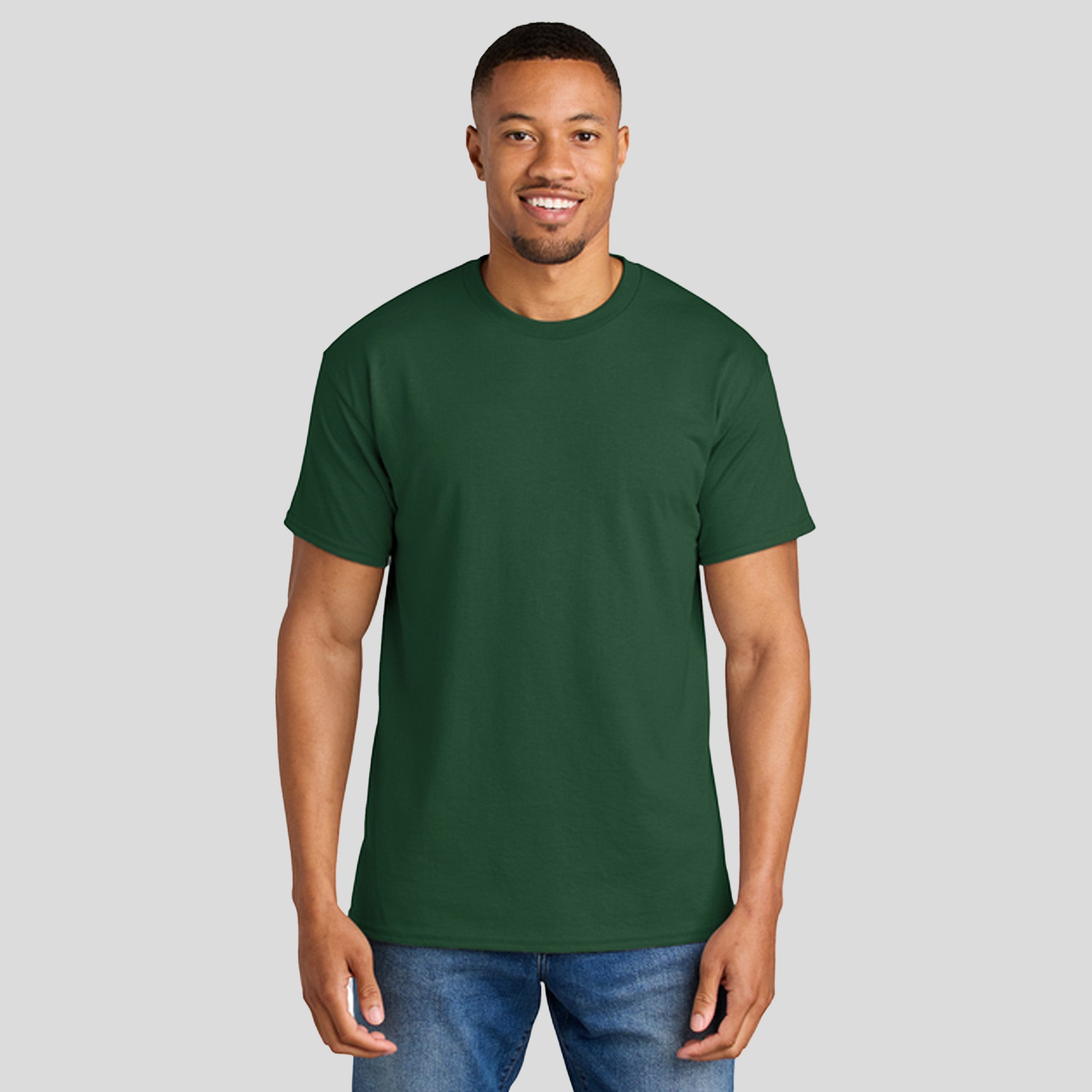 Gildanยฎ DryBlendยฎ 50 Cotton/50 Poly T-Shirt | Dark Green