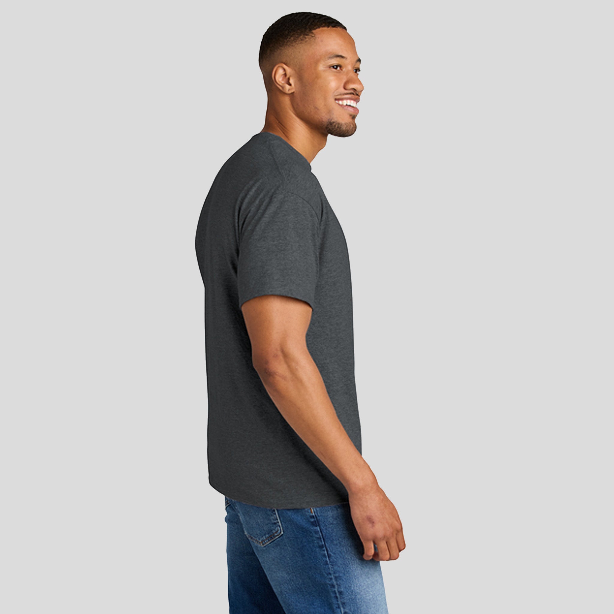 Gildanยฎ DryBlendยฎ 50 Cotton/50 Poly T-Shirt | Dark Heather