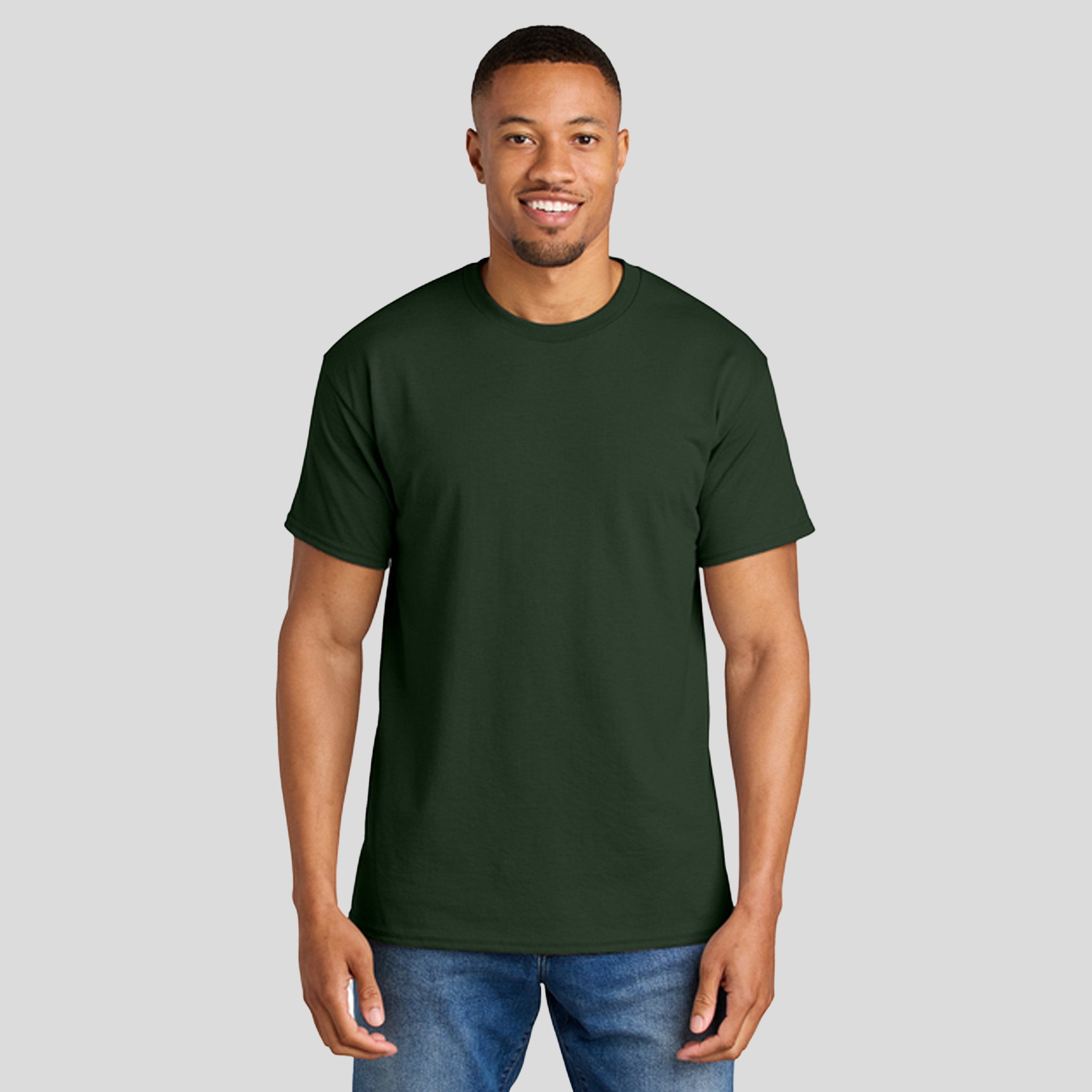 Gildanยฎ DryBlendยฎ 50 Cotton/50 Poly T-Shirt | Forest Green