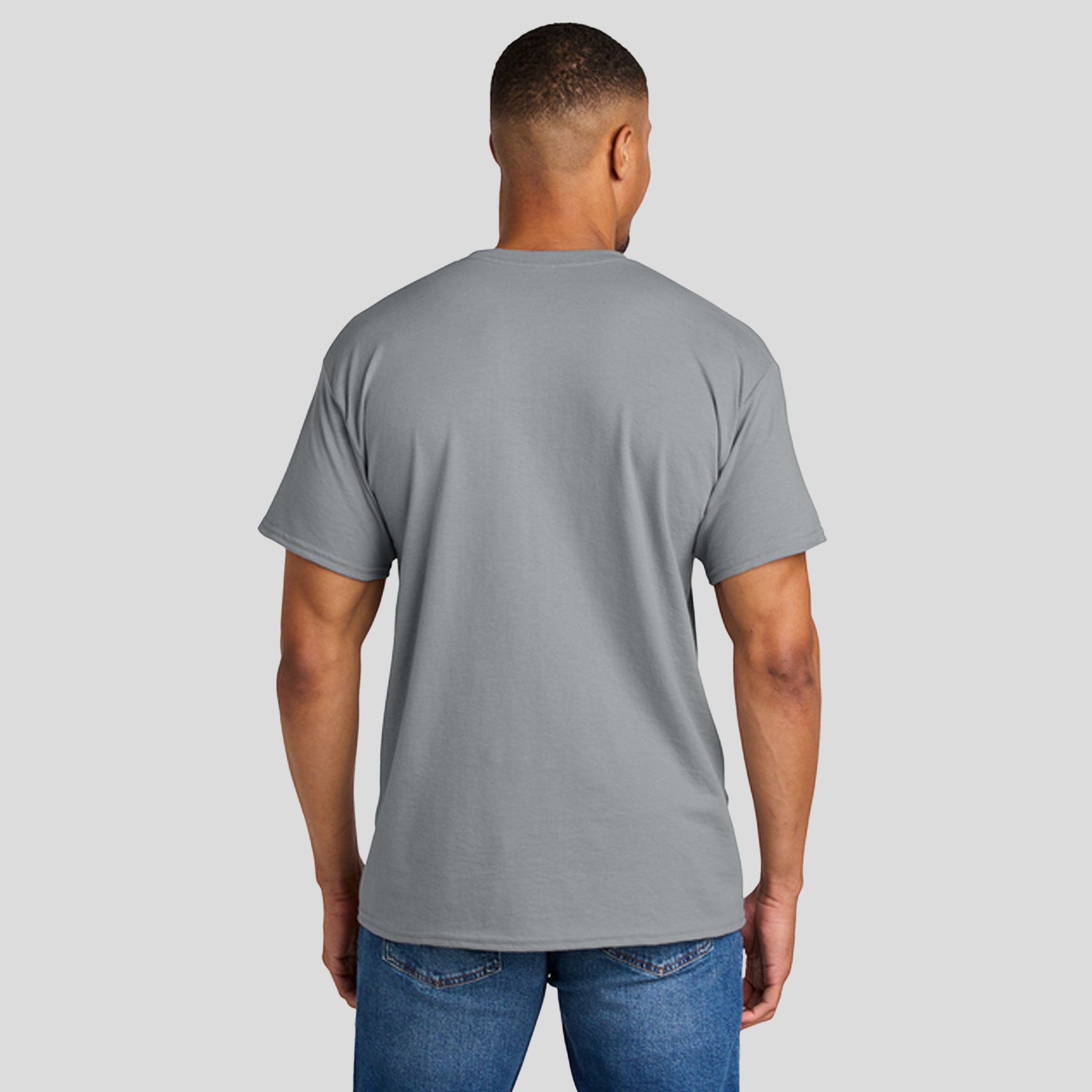 Gildanยฎ DryBlendยฎ 50 Cotton/50 Poly T-Shirt | Gravel