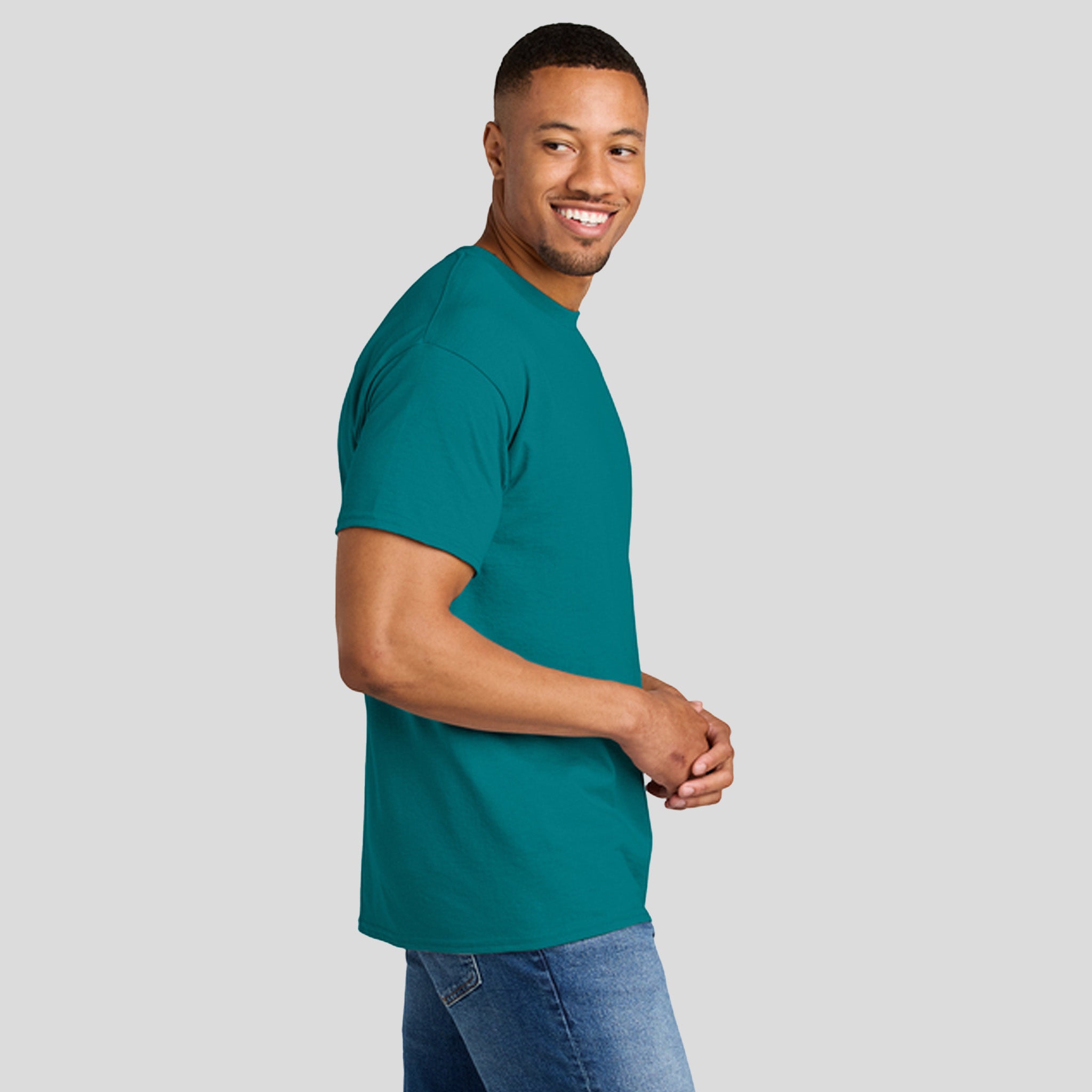 Gildanยฎ DryBlendยฎ 50 Cotton/50 Poly T-Shirt | Jade Dome
