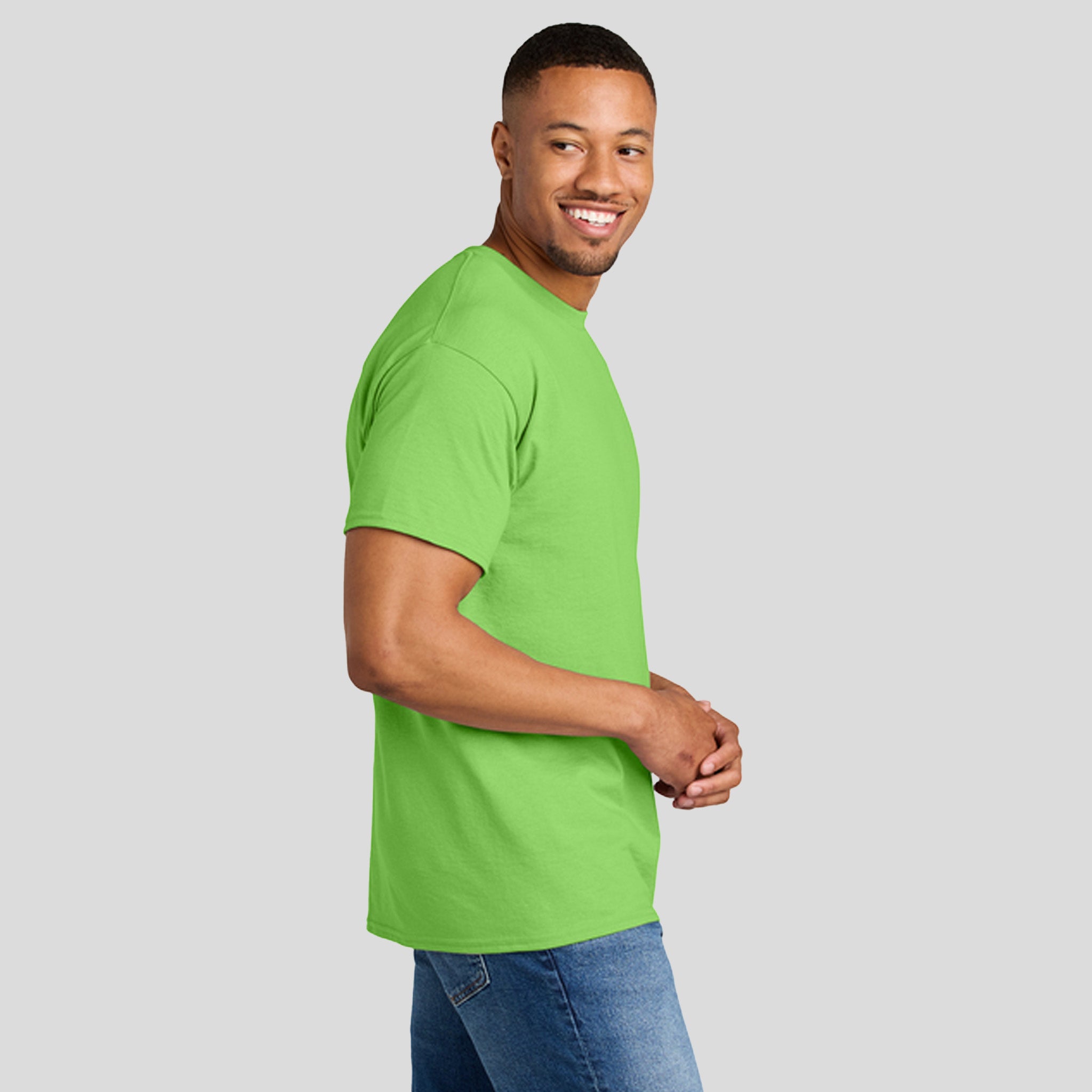 Gildanยฎ DryBlendยฎ 50 Cotton/50 Poly T-Shirt | Lime