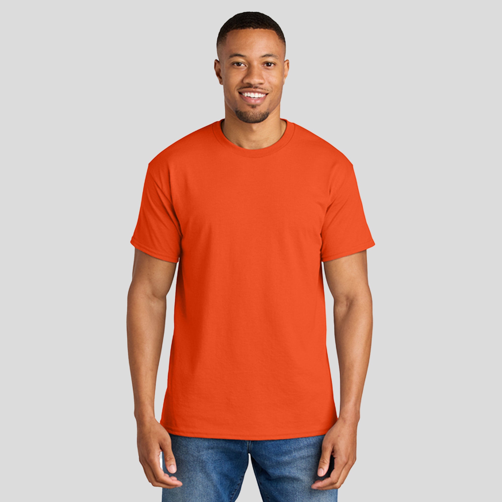 Gildanยฎ DryBlendยฎ 50 Cotton/50 Poly T-Shirt | Orange