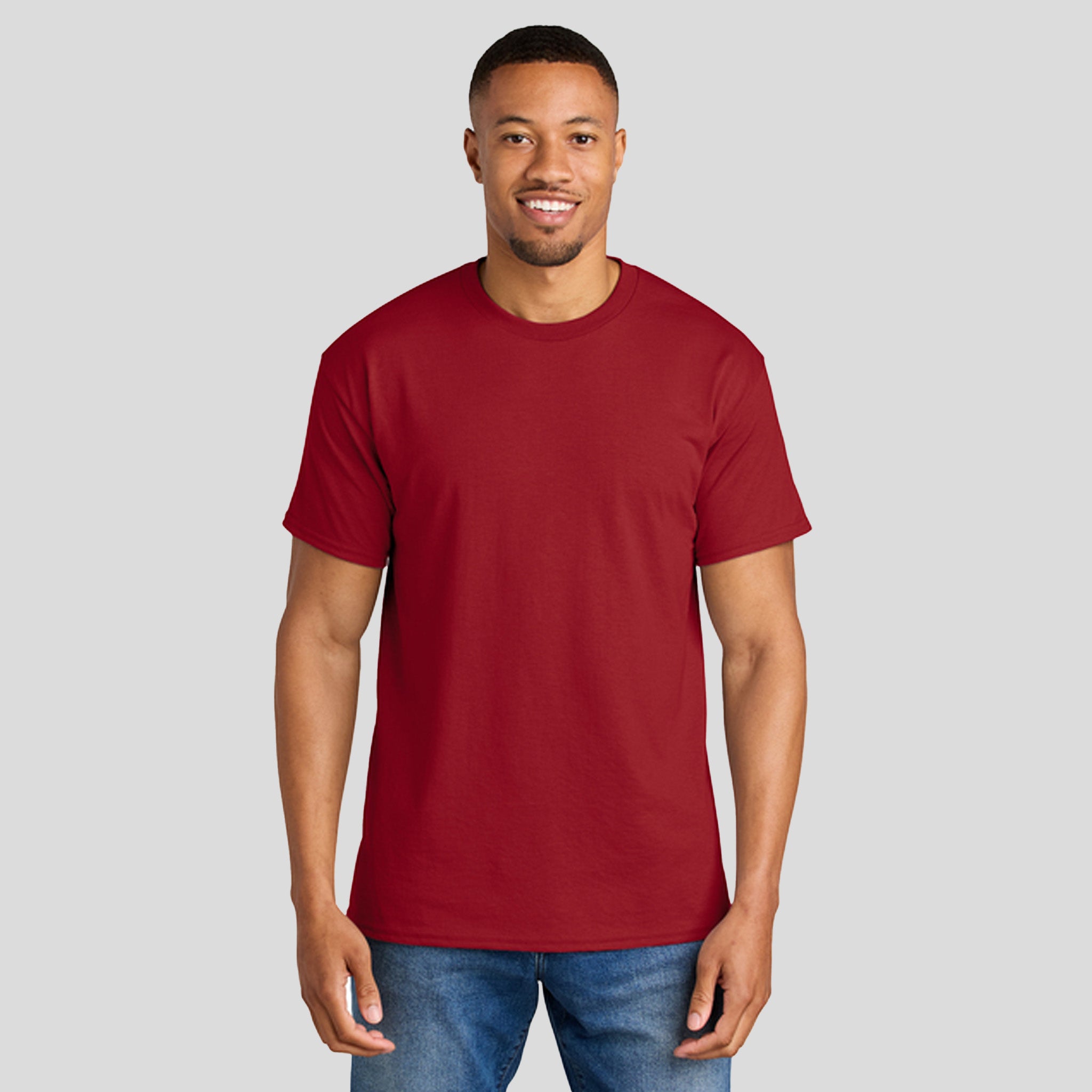 Gildanยฎ DryBlendยฎ 50 Cotton/50 Poly T-Shirt | Scarlet Red