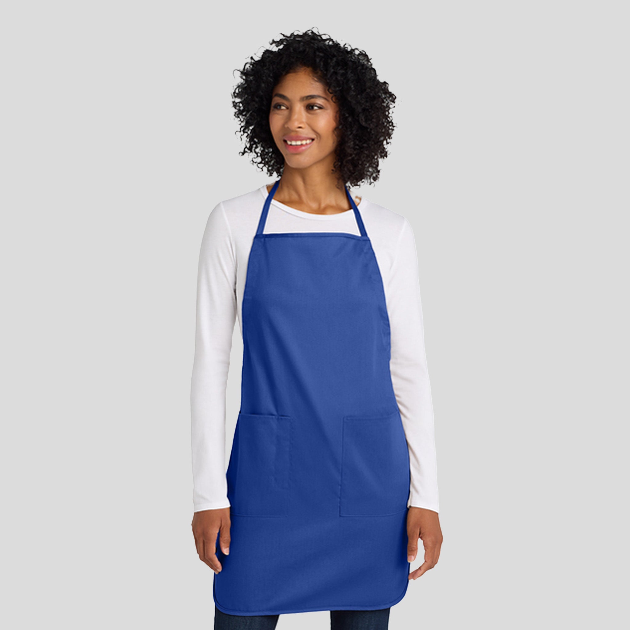 Full-Length Apron | Faded Blue