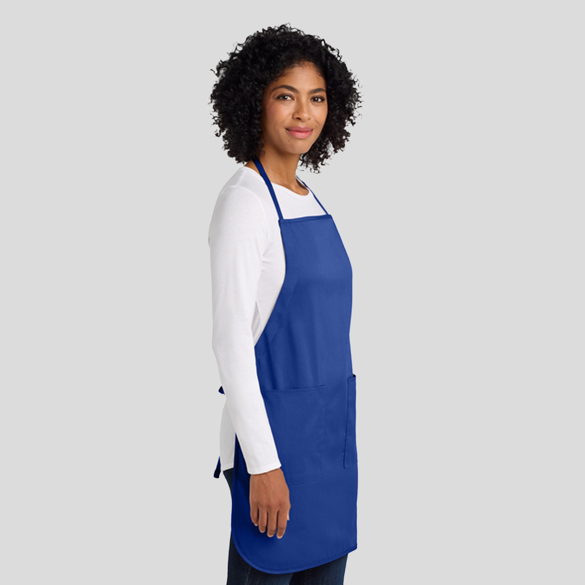 Full-Length Apron | Faded Blue