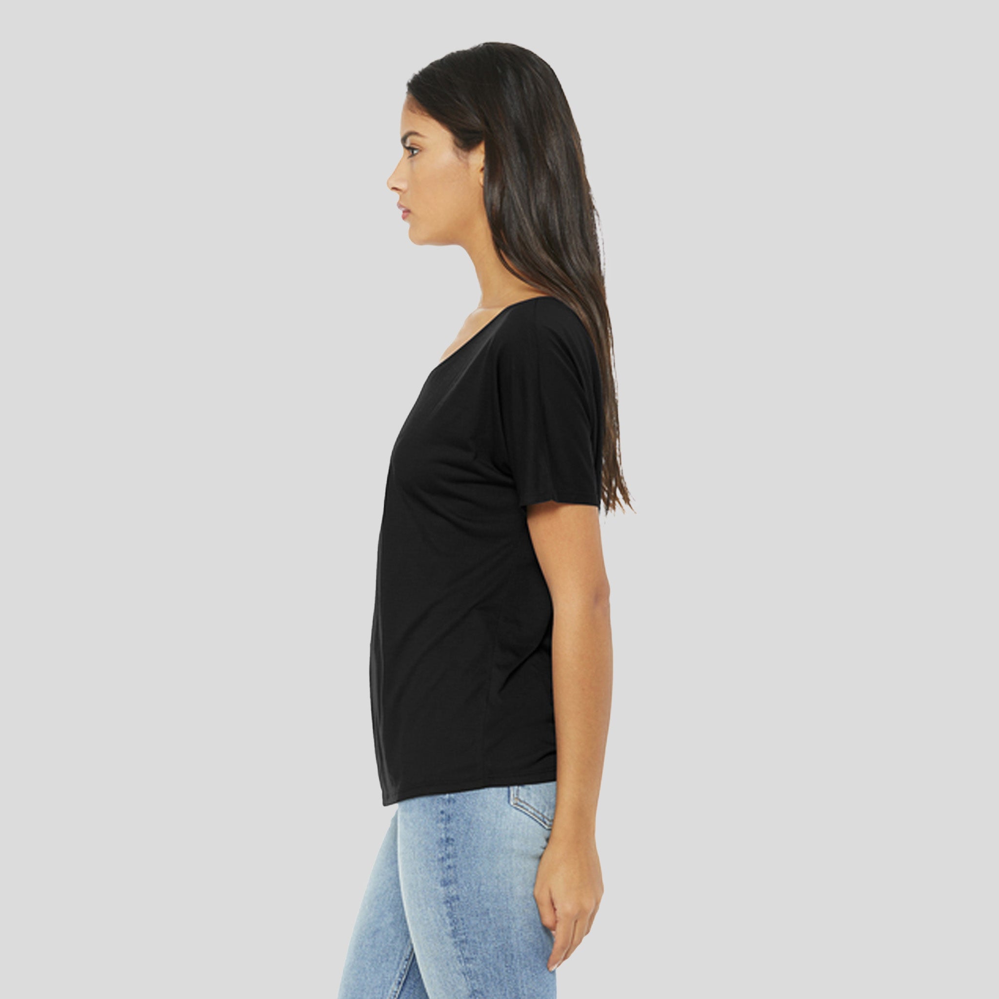 Womenβs Slouchy Tee | Black