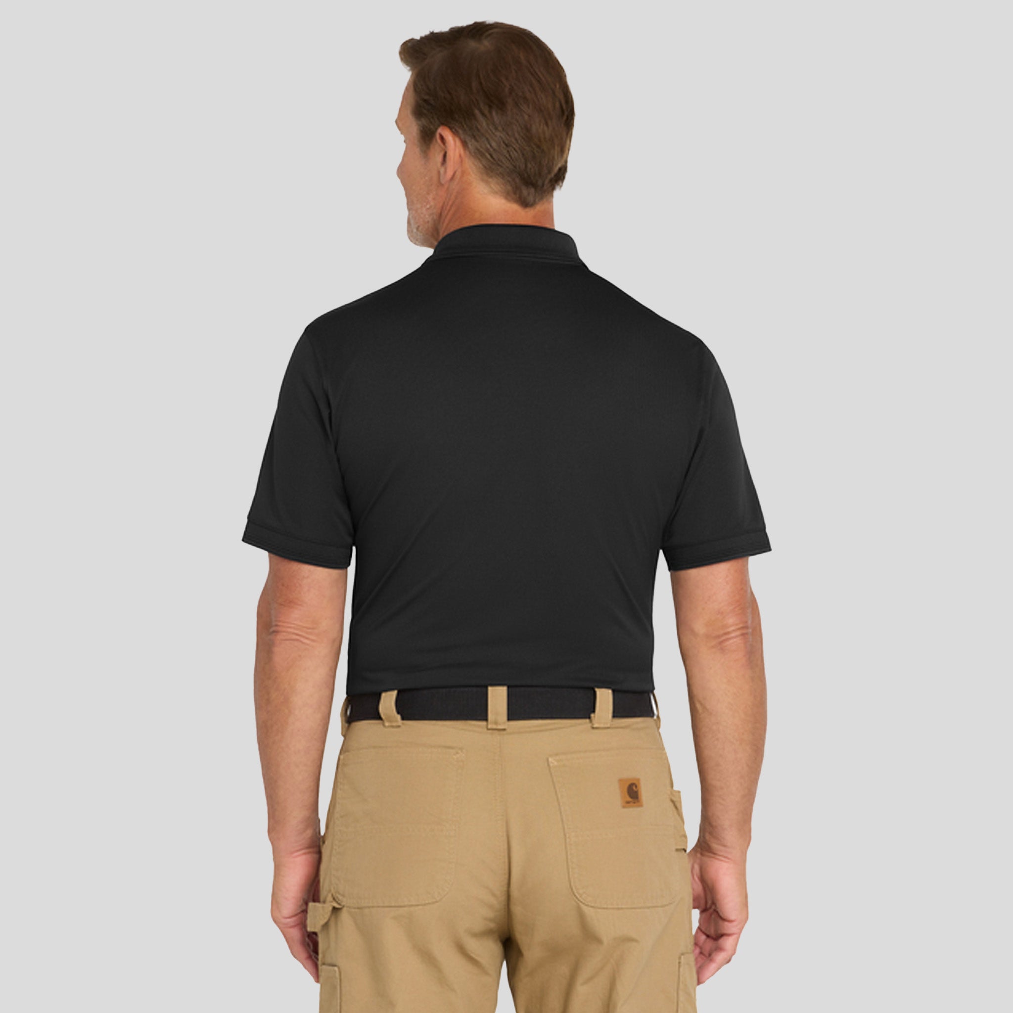 Industrial Snag-Proof Pique Polo | Black