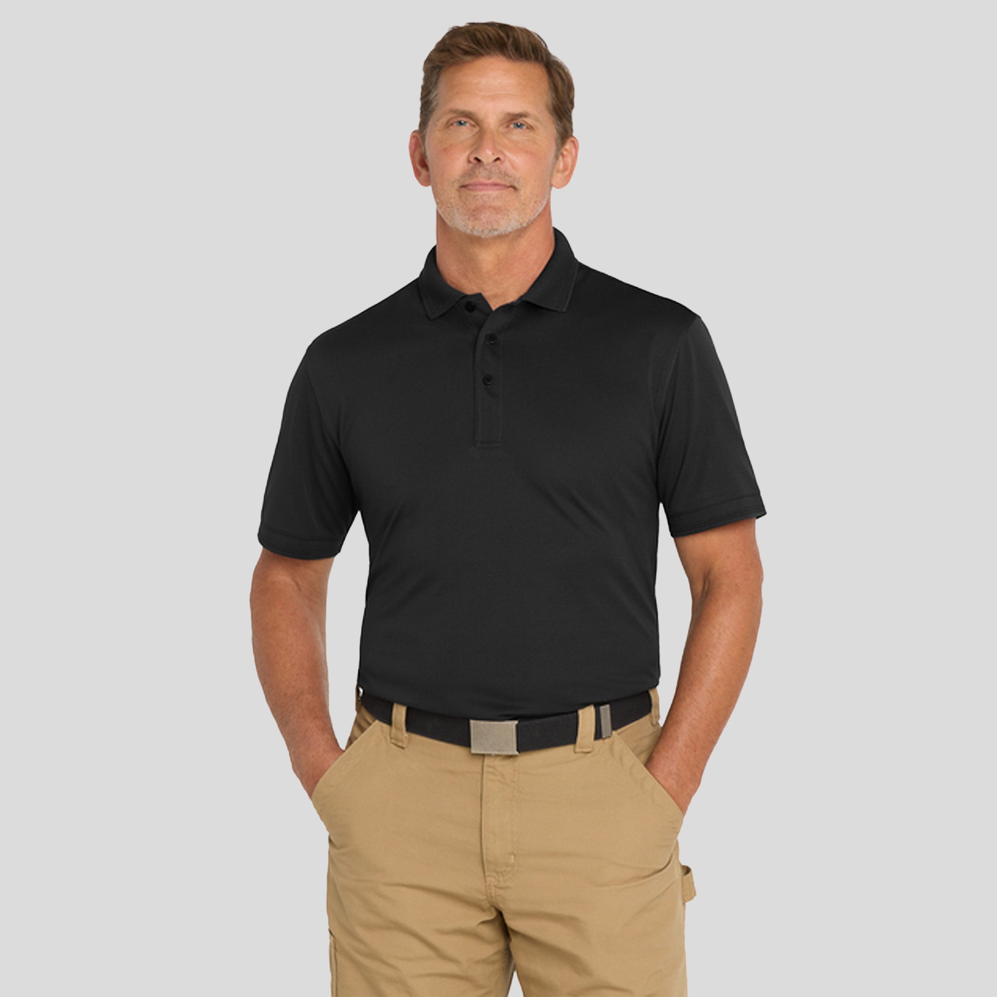 Industrial Snag-Proof Pique Polo | Black