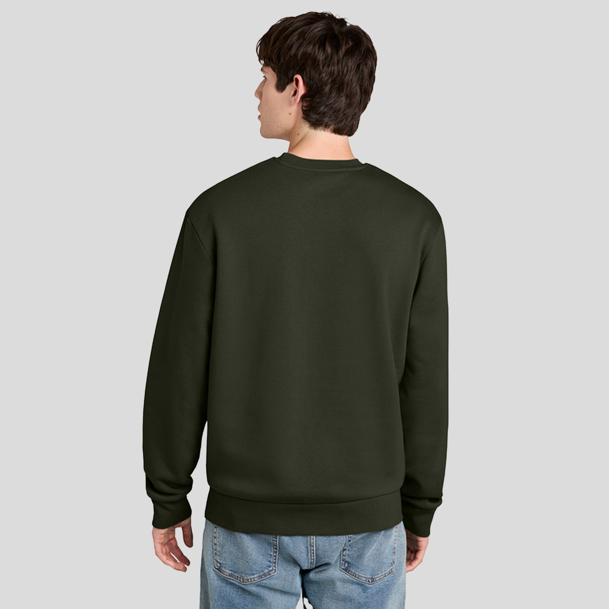 MelloFleece Crew Sweater | Dark Olive