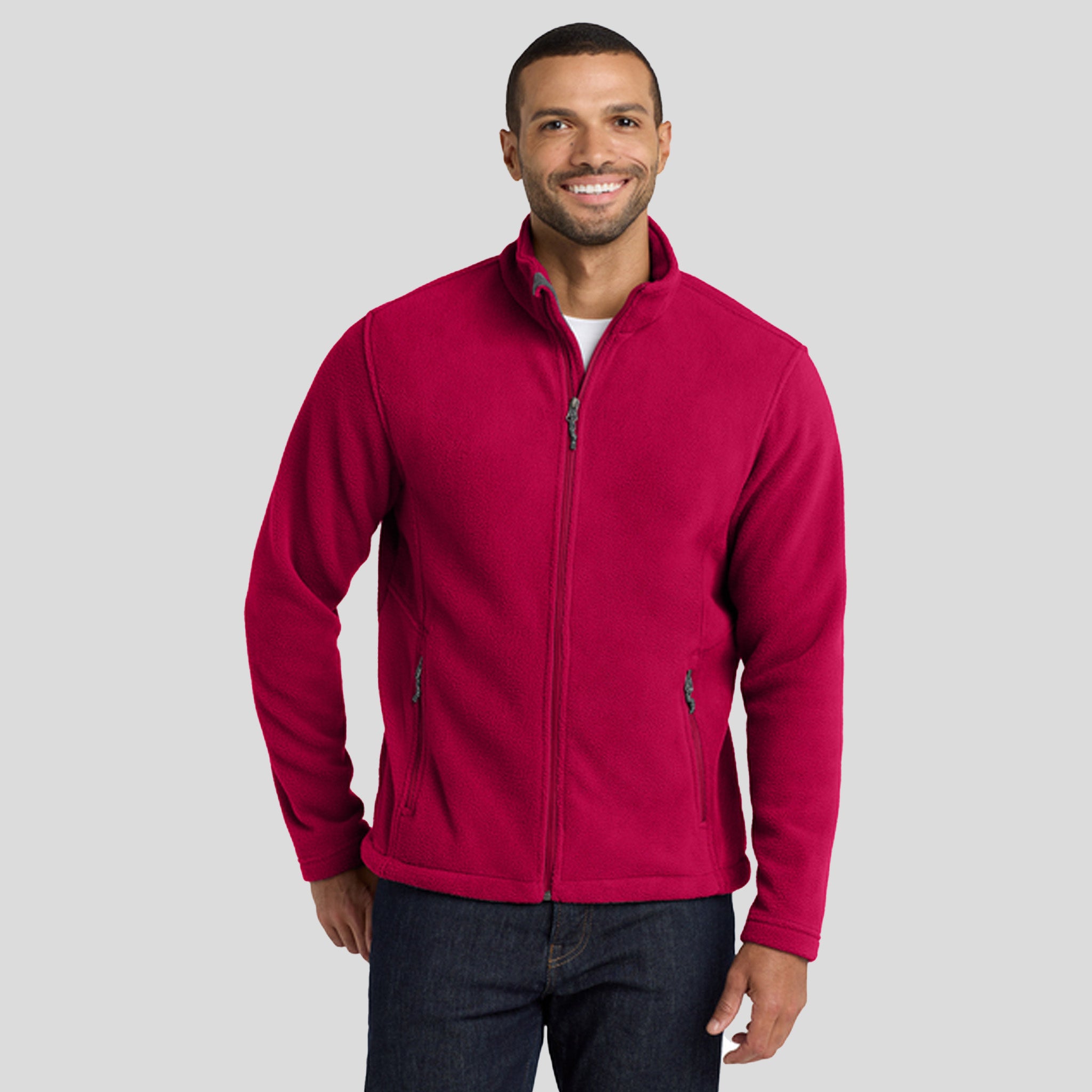 Value Fleece Jacket | Red