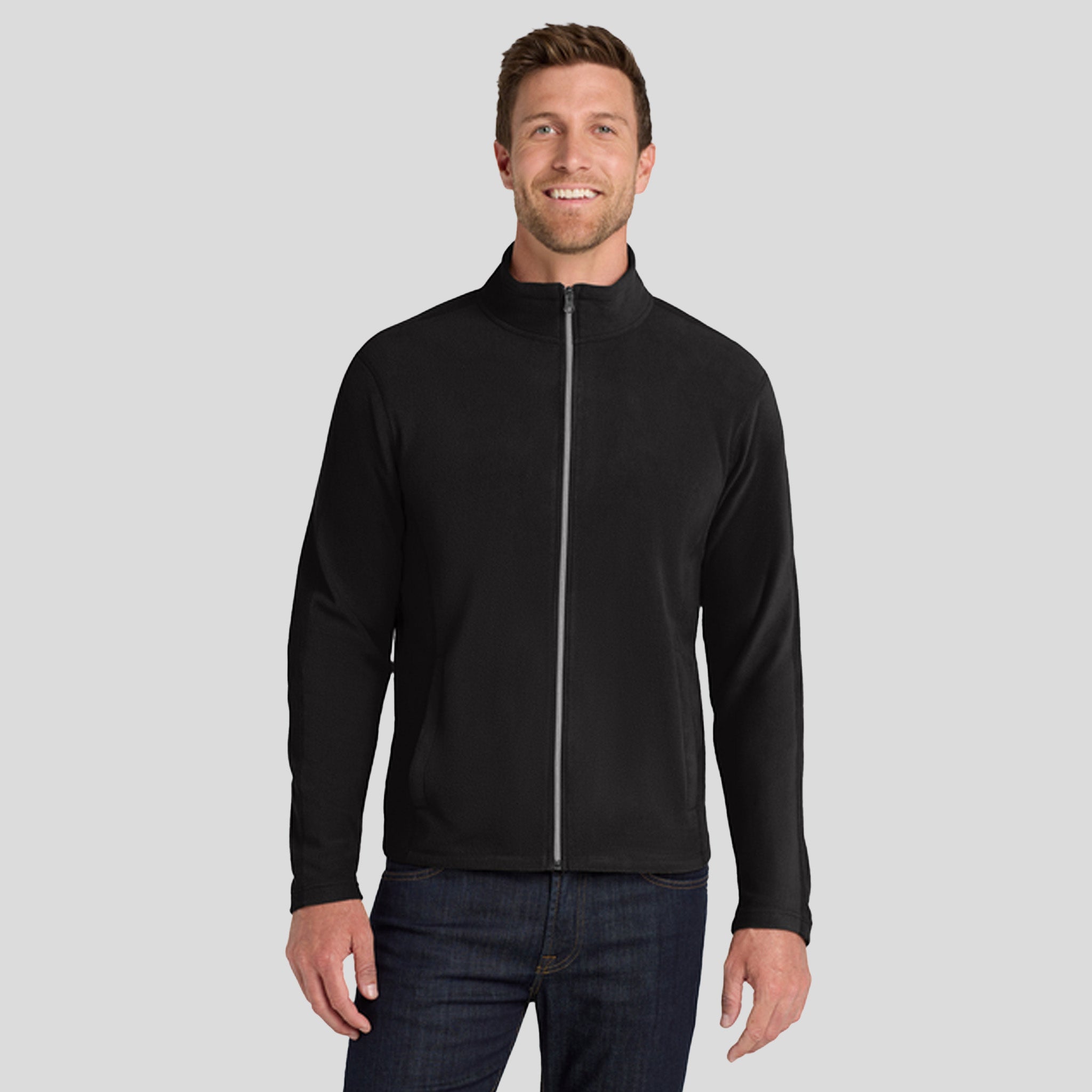 Men's Microfleece Jacket | Black