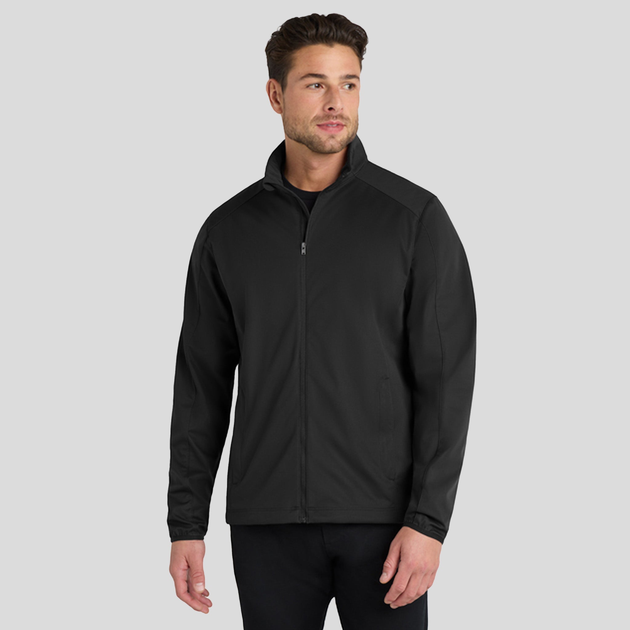 Active Soft Shell Jacket | Deep Black