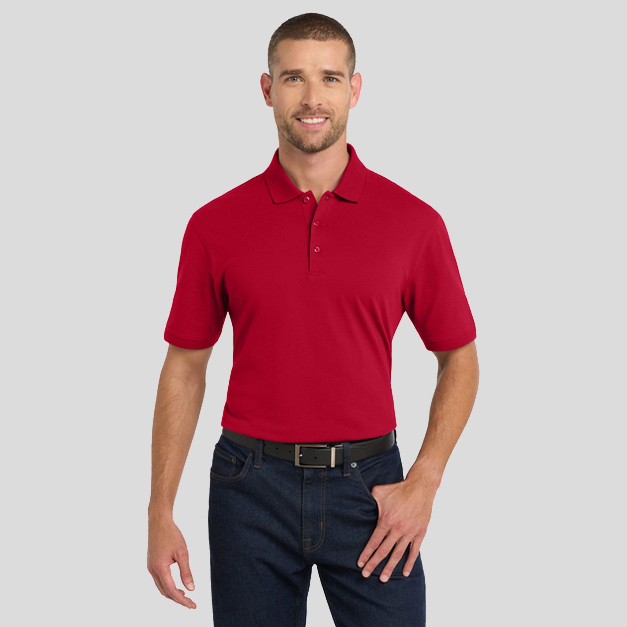 Men's EZCotton® Polo | Apple Red