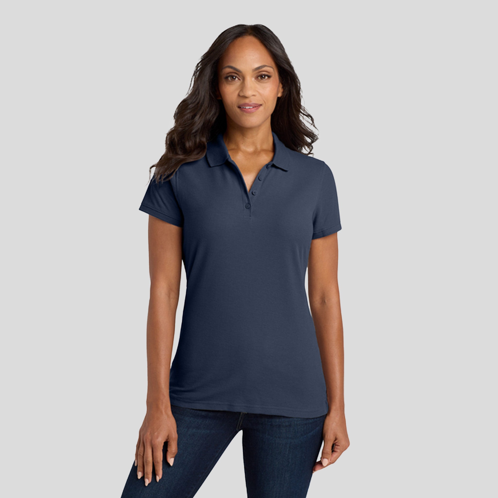 Women's Core Classic Pique Polo | River Blue Navy