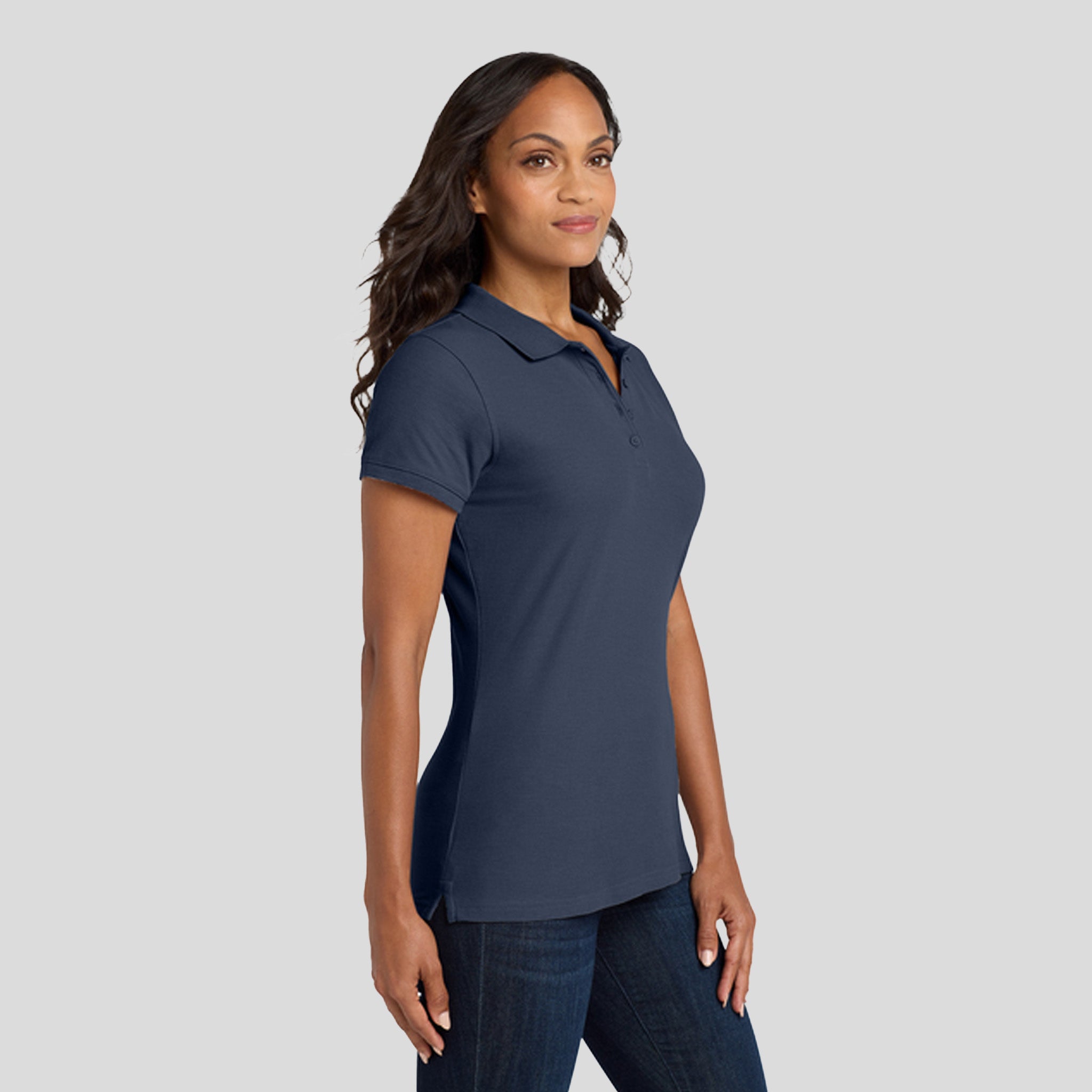 Women's Core Classic Pique Polo | River Blue Navy