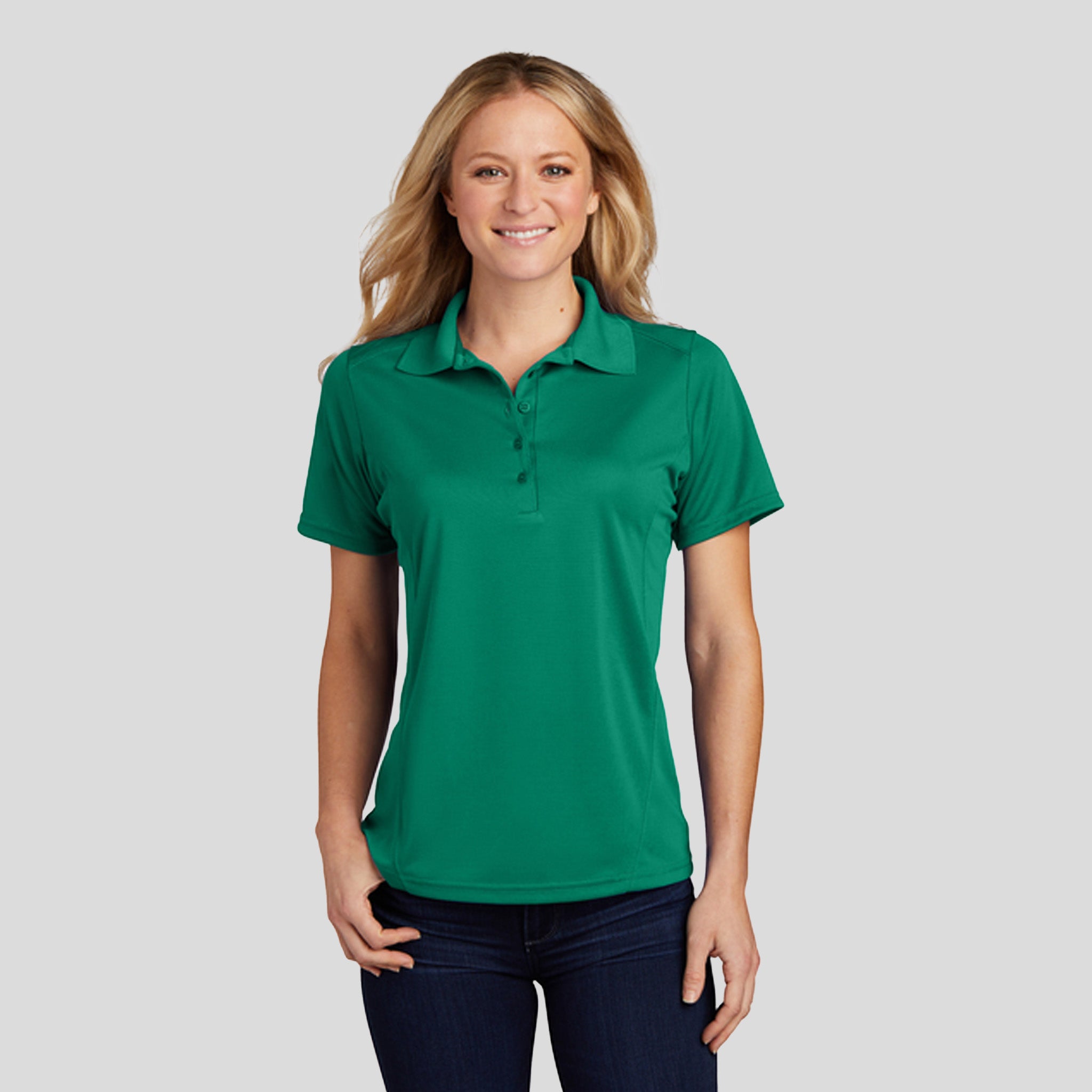 Women's Dry Zoneยฎ Raglan Accent Polo | Kelly Green