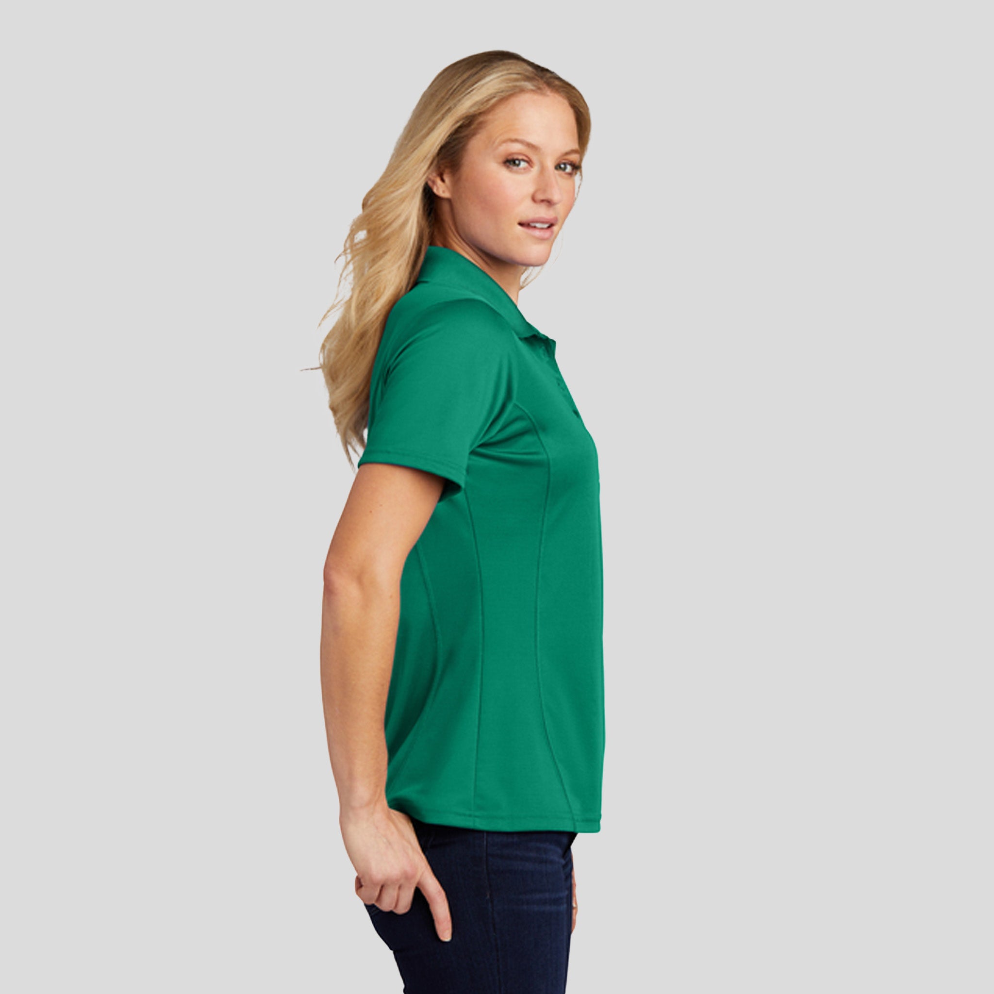 Women's Dry Zoneยฎ Raglan Accent Polo | Kelly Green