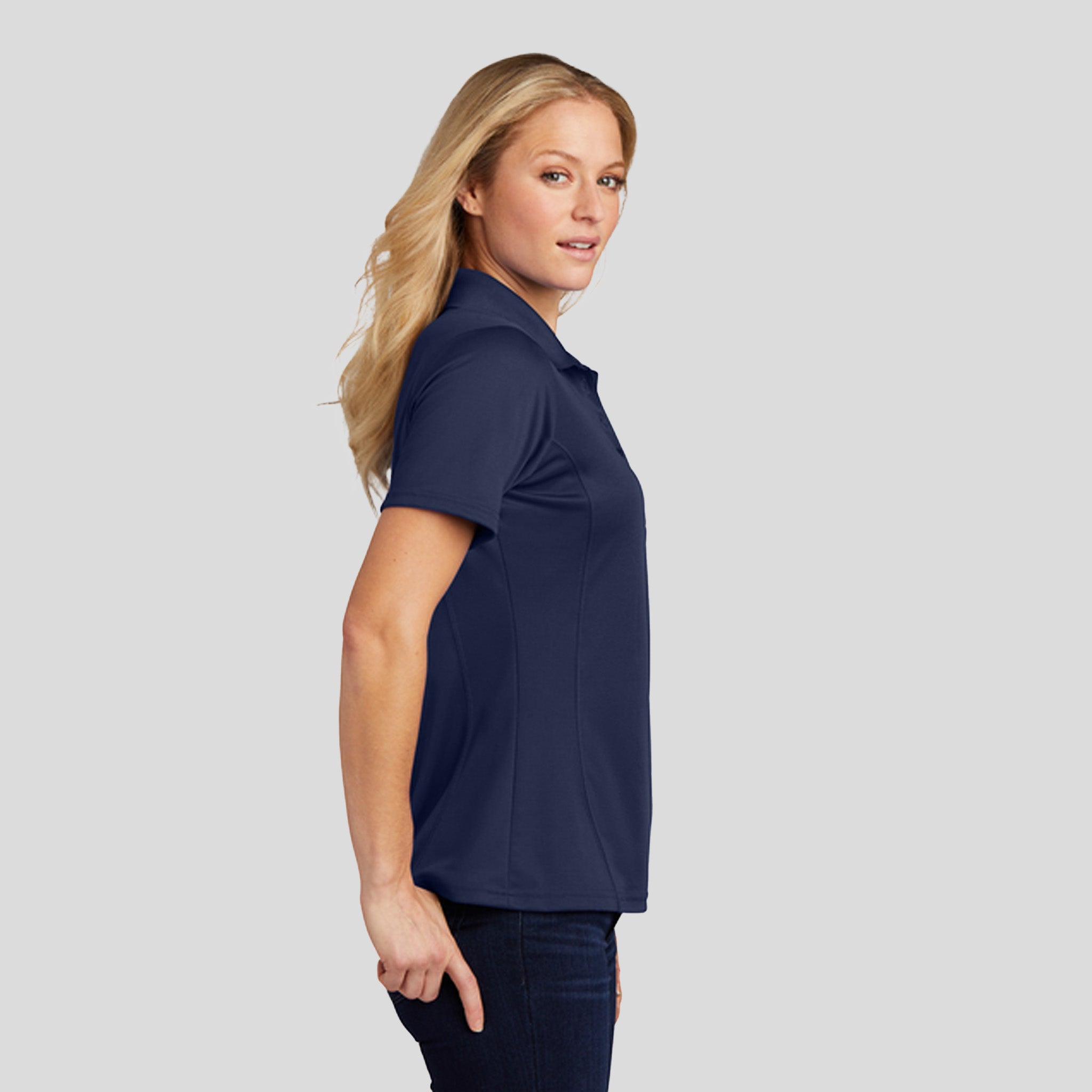 Women's Dry Zoneยฎ Raglan Accent Polo | True Navy