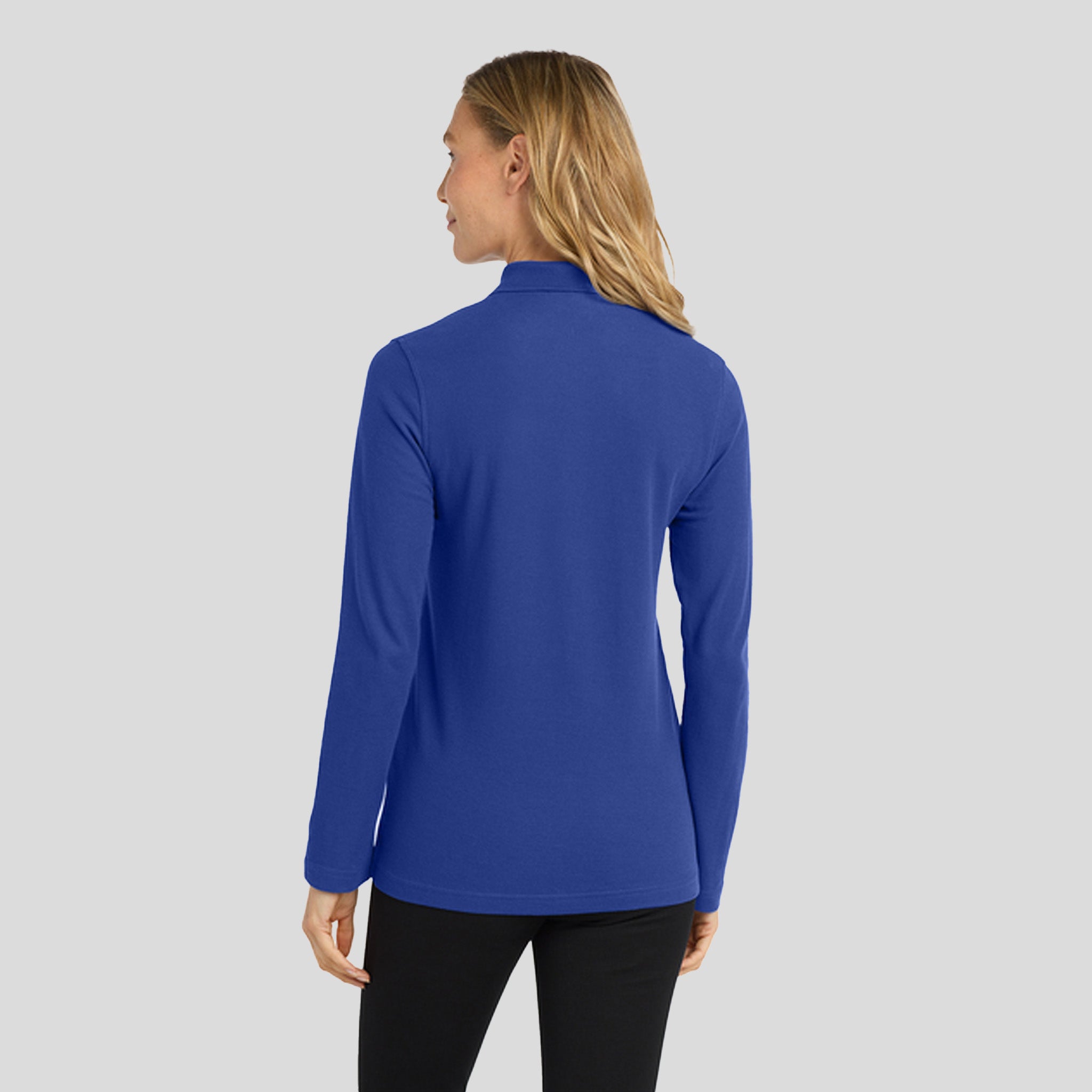 Women's Silk Touchβ’ Long Sleeve Polo | Royal