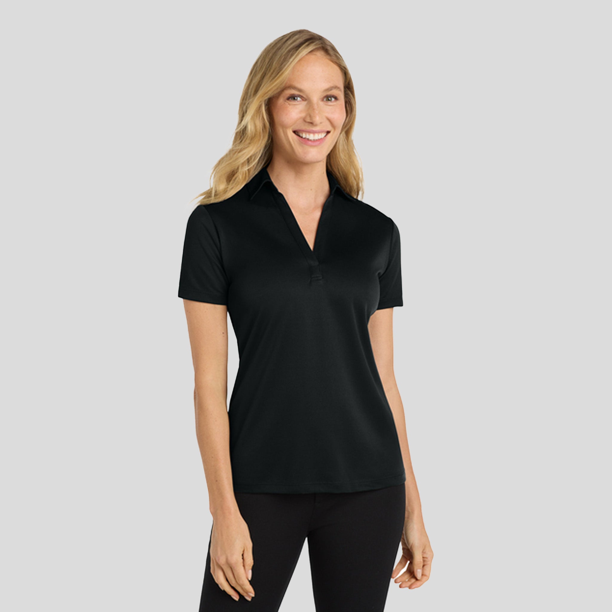 Women's Silk Touchโข Performance Polo | Black