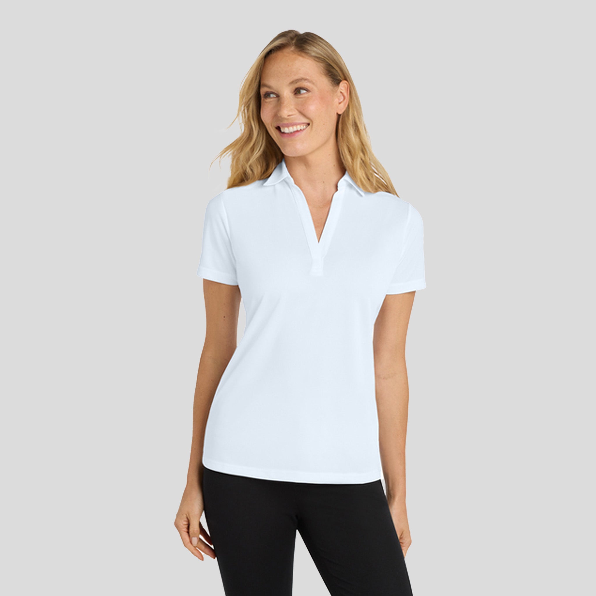 Women's Silk Touchโข Performance Polo | White