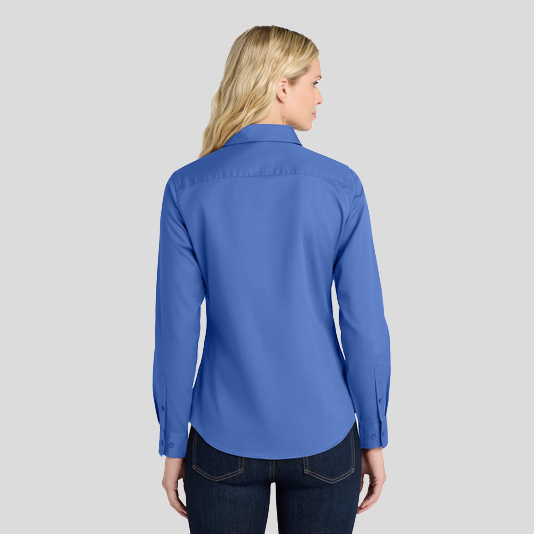 Women's Long Sleeve Easy Care Shirt | Ultramarine Blue