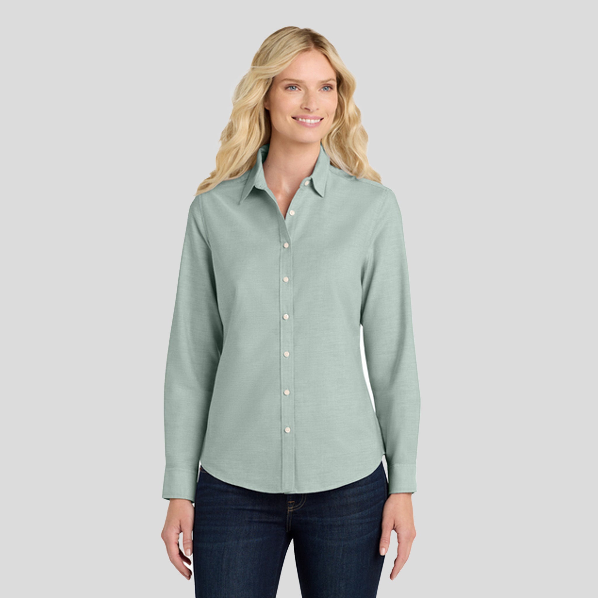 Women's SuperProβ’ Oxford Shirt | Green