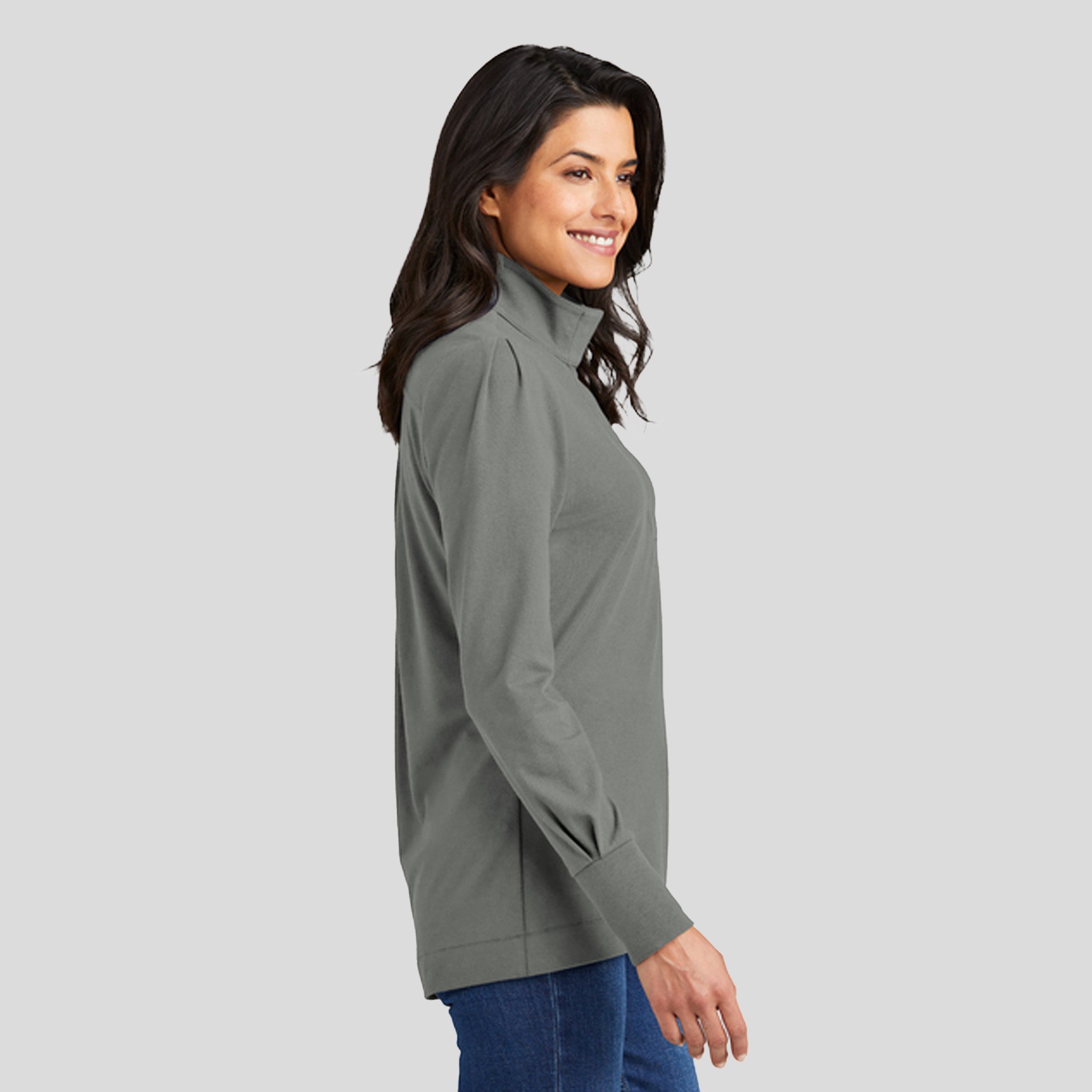 Women's Fairway Stretch 1/4-Zip | Shadow Grey