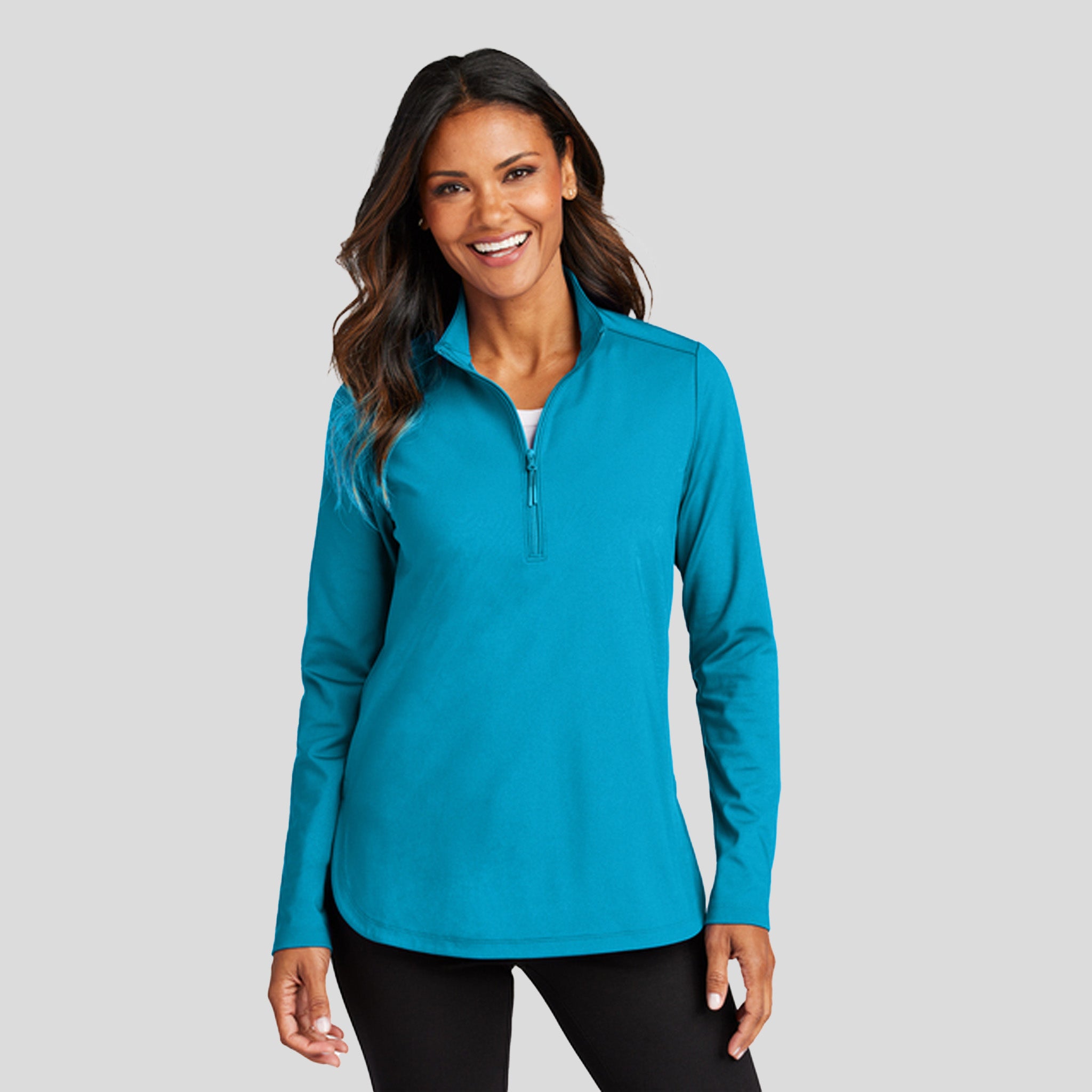 Women's C-FREE® Double Knit 1/4-Zip | Parcel Blue