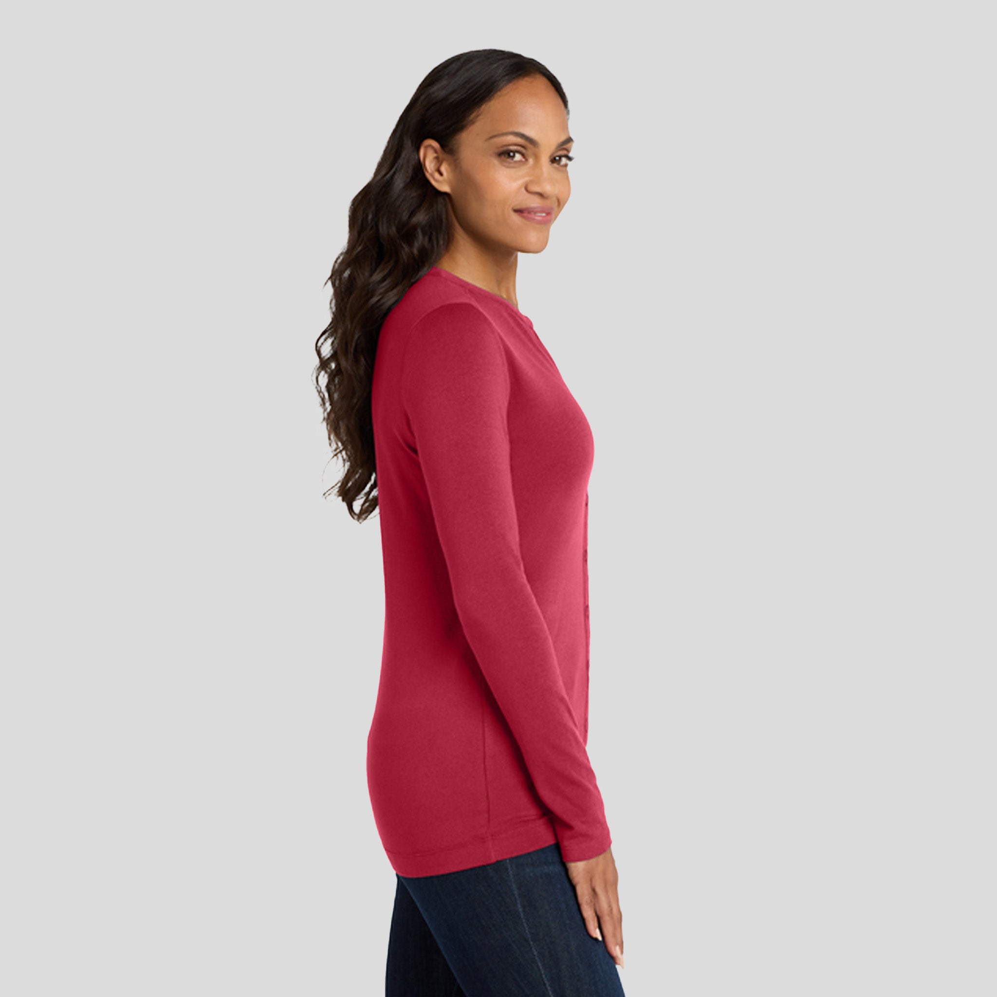 Women's Concept Stretch Button-Front Cardigan | Red