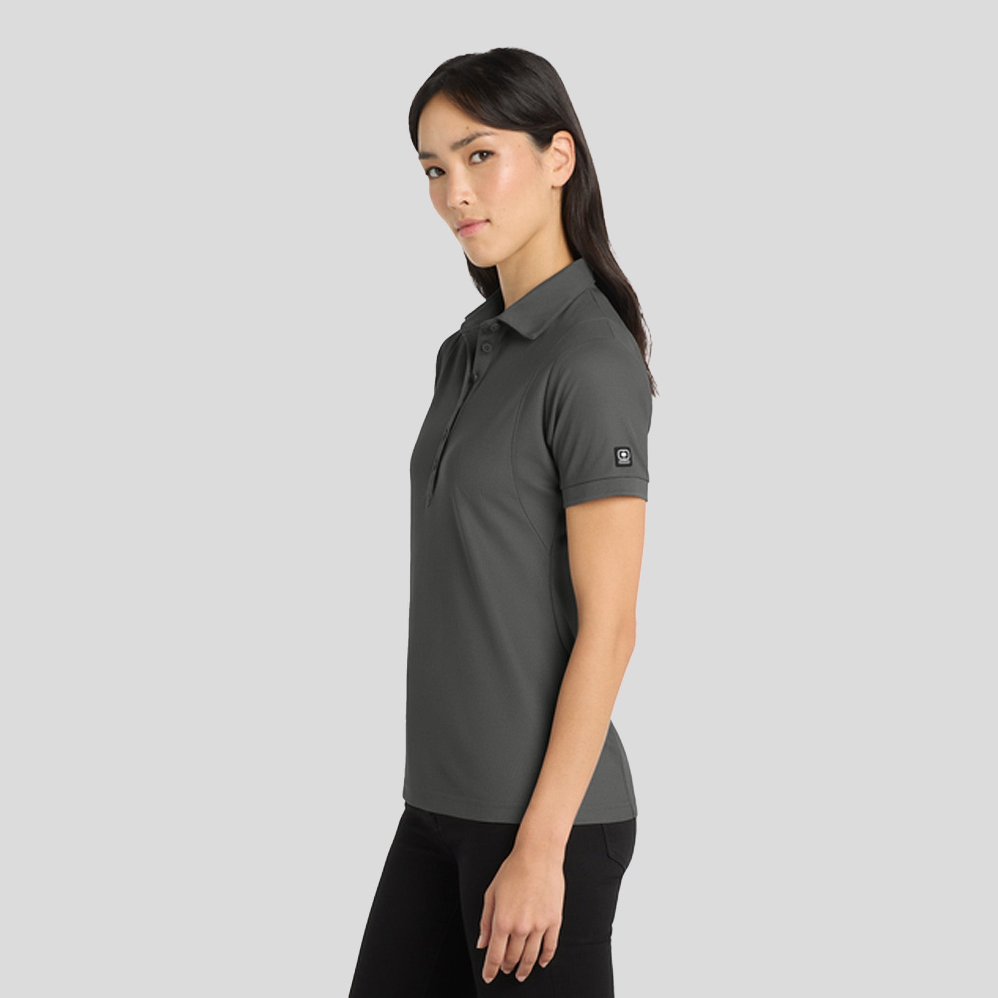 Jewel Polo | Diesel Grey