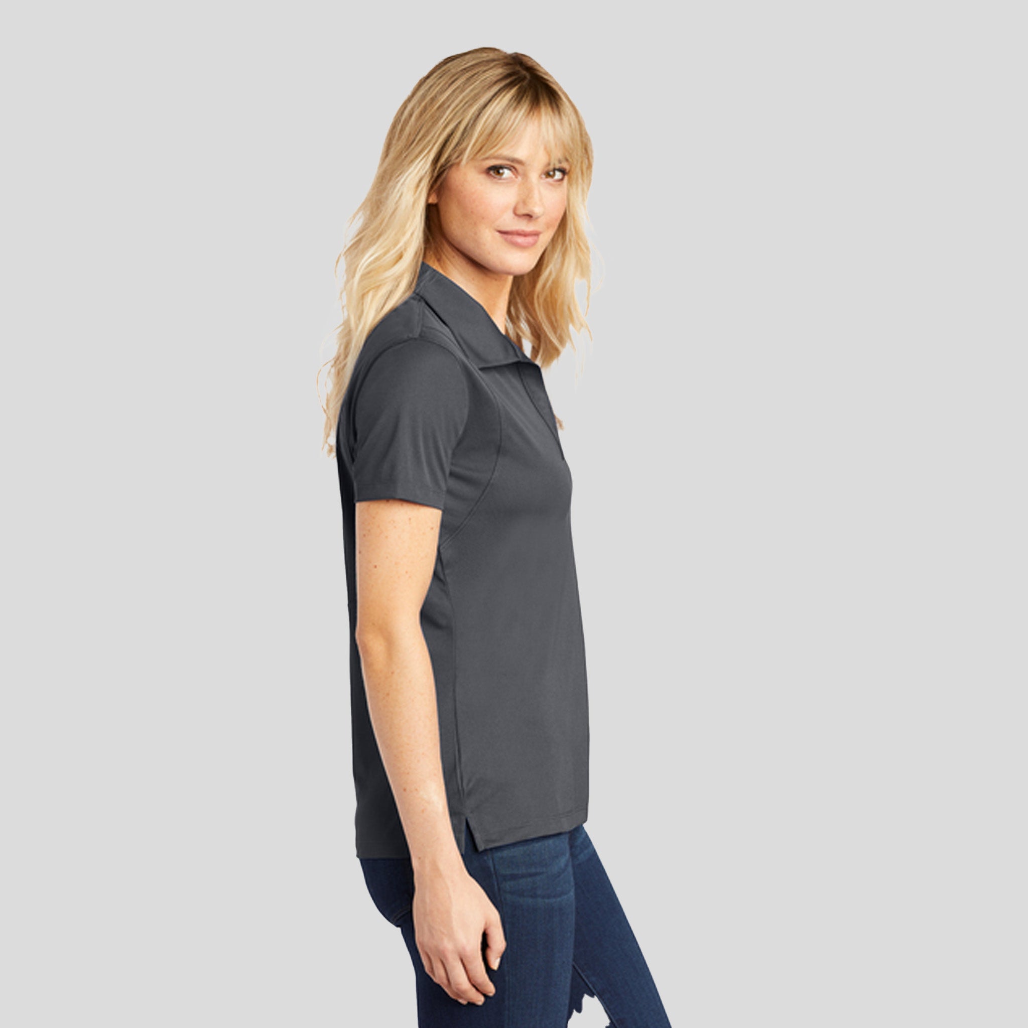 Women's Micropique Sport-Wickยฎ Polo | Iron Grey