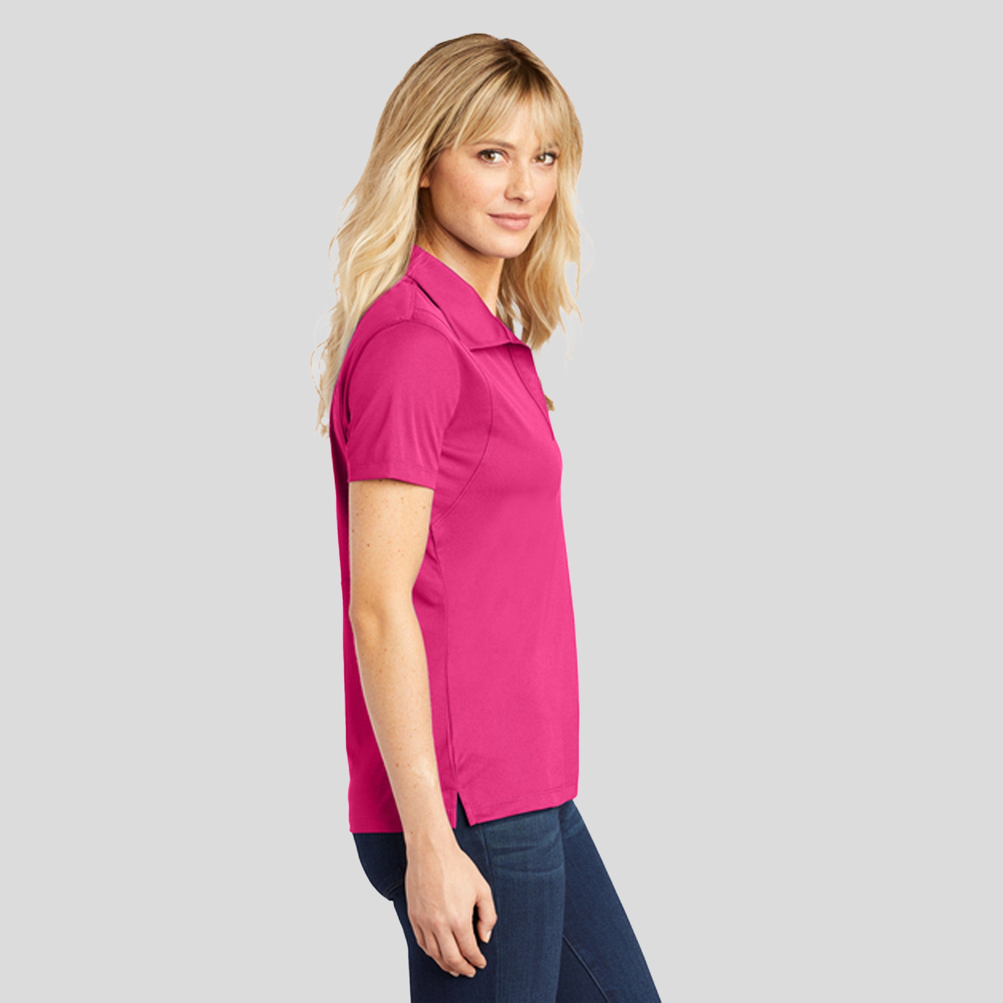 Women's Micropique Sport-Wickยฎ Polo | Pink Raspberry