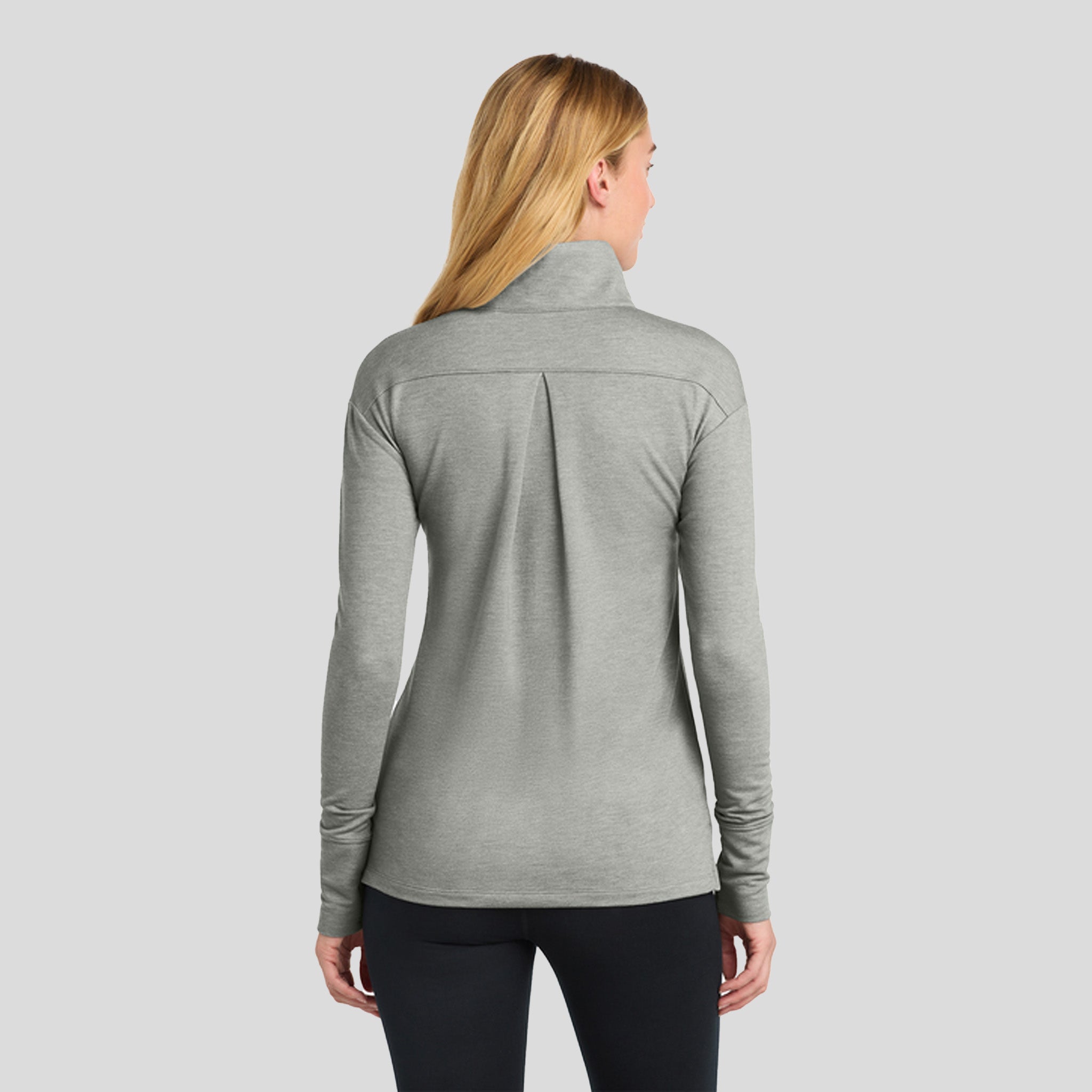 Women's Sport-Wickยฎ Flex Fleece 1/4-Zip | Light Grey Heather