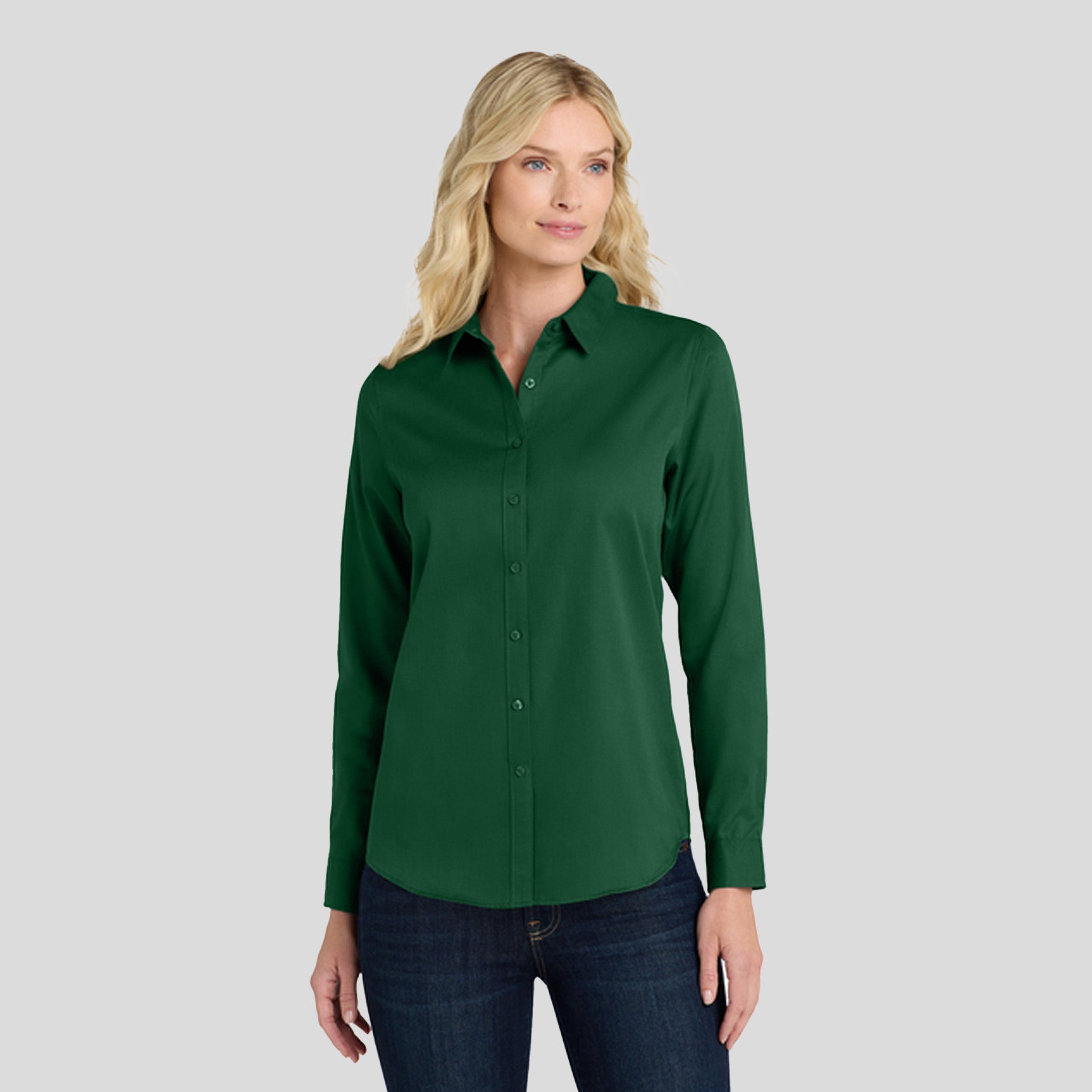 Women's Long Sleeve SuperPro React β’ | Dark Green
