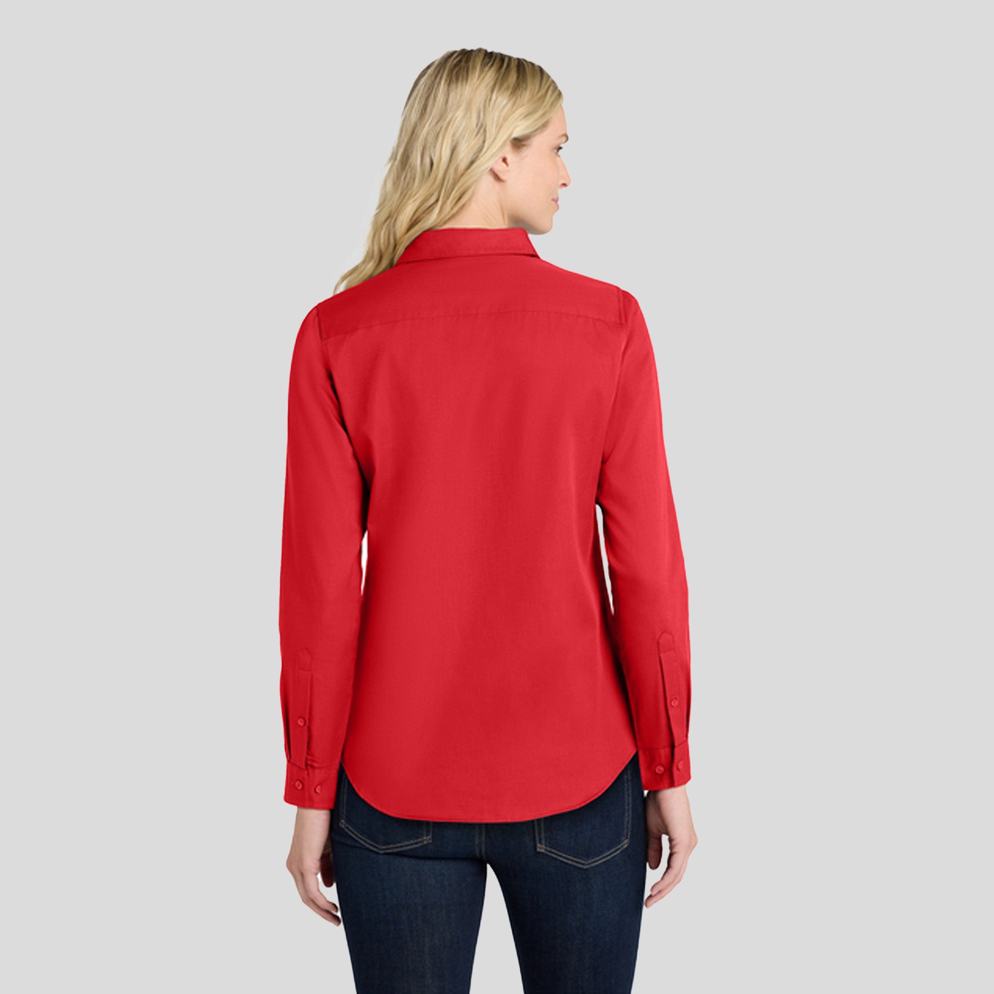 Women's Long Sleeve SuperPro React β’ | Rich Red