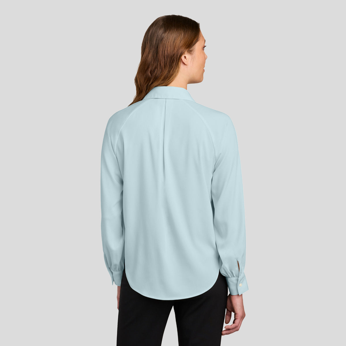 Women’s Long Sleeve Buttery Soft Blouse | Celestial Blue