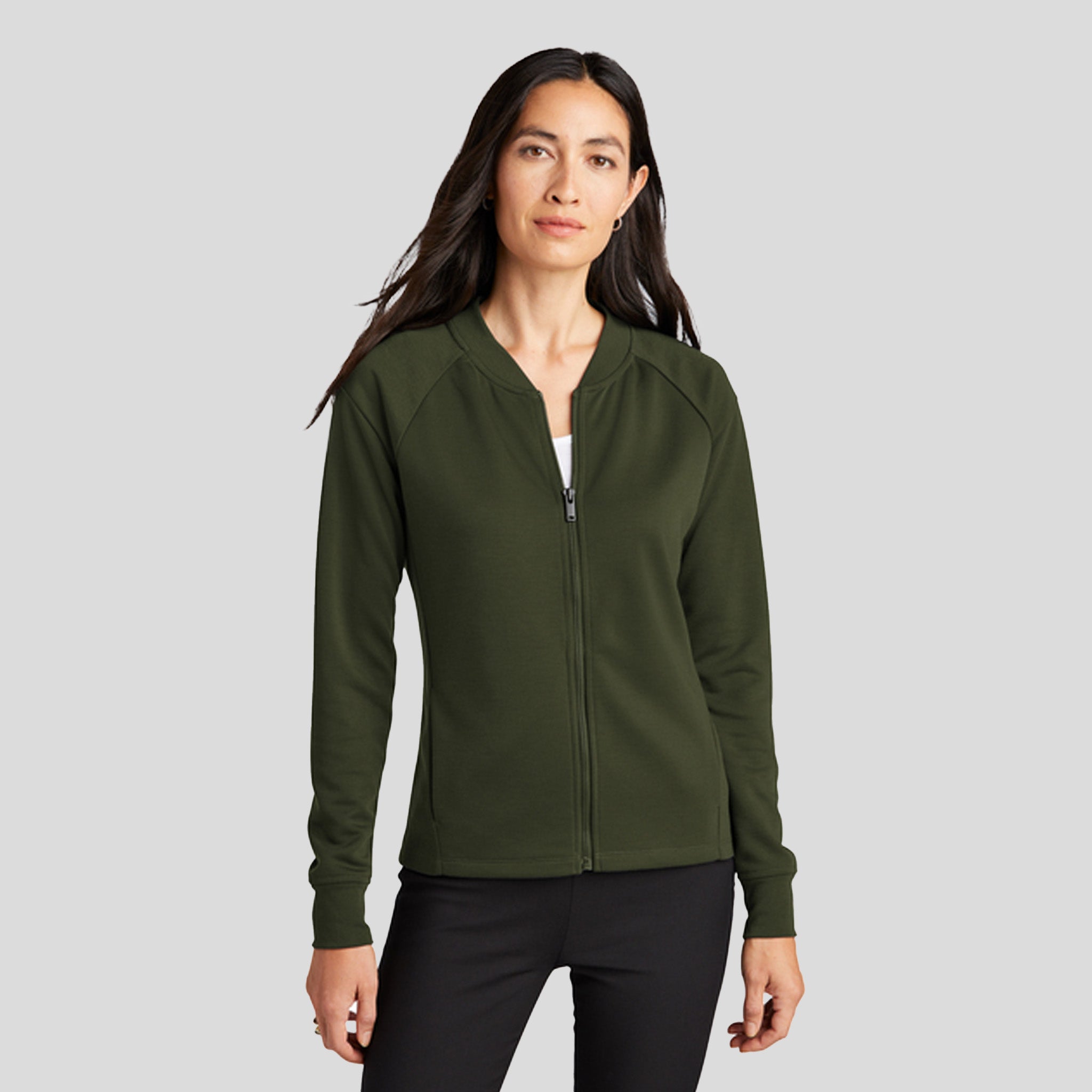 Women's Double-Knit Bomber | Townsend Green